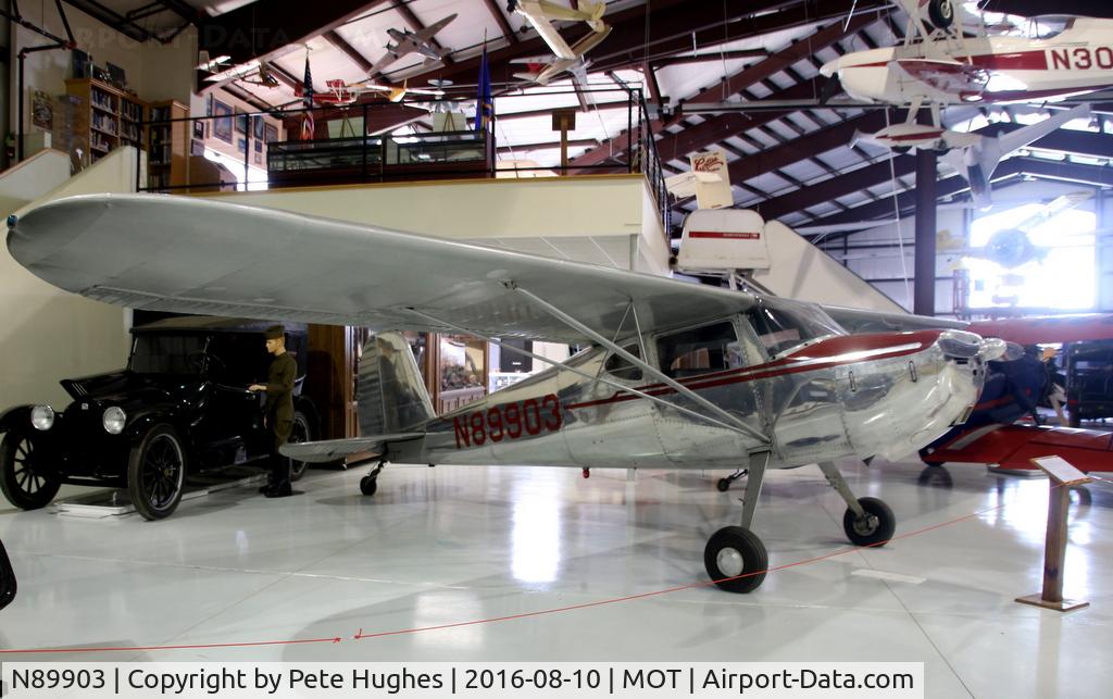 N89903, 1946 Cessna 140 C/N 8948, N89903 Cessna 140 c/n 8948 at Dakota Territory Air Museum, Minot North Dakota