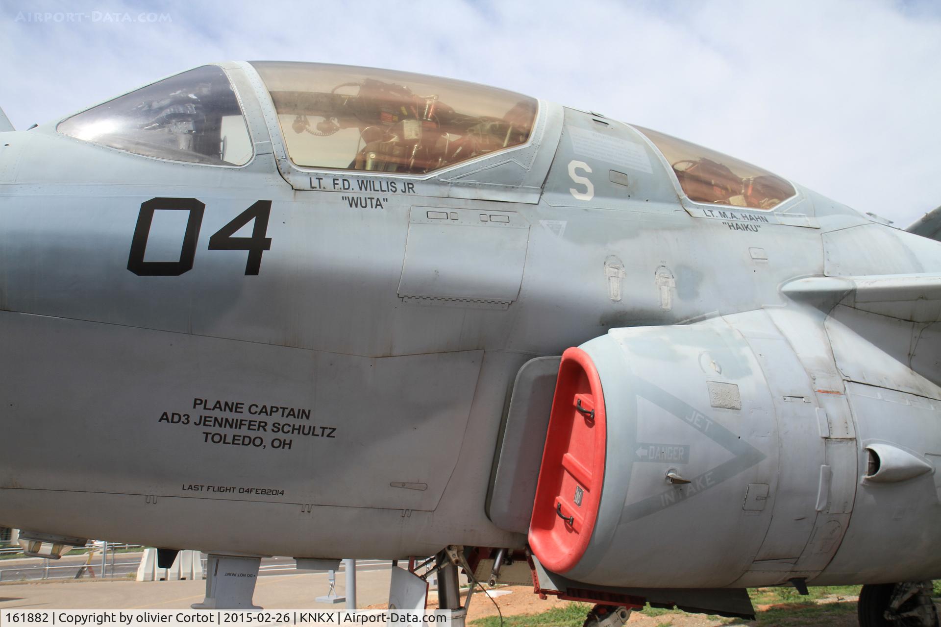 161882, Grumman EA-6B Prowler C/N P-105, closer view