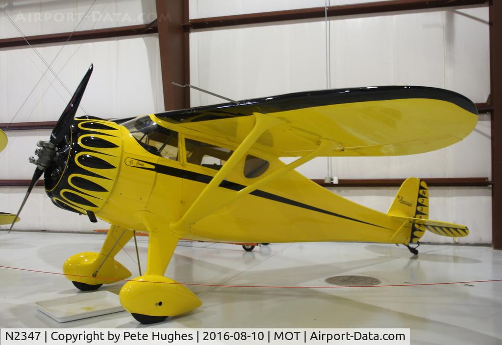 N2347, 1933 Monocoupe 110 Special C/N 5W-641, N2347 1933 Monocoupe 110 SPECIAL C/N 5W-641 at Dakota Territory Air Museum, Minot North Dakota