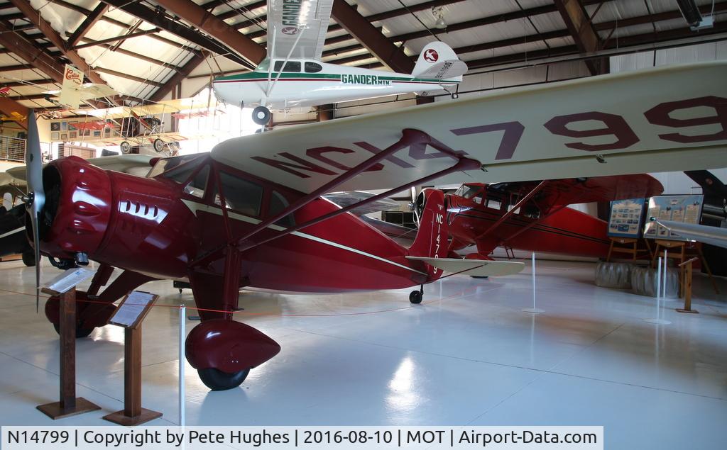 N14799, 1935 Fairchild 24 C8C C/N 2671, NC14799 Fairchild 24 C8C C/N 2671 at Dakota Territory Air Museum, Minot North Dakota