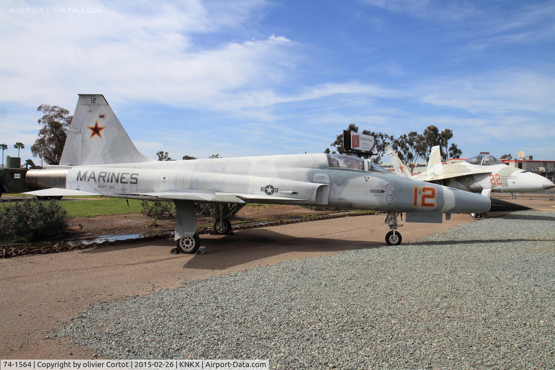 74-1564, 1974 Northrop F-5E Tiger II C/N R.1252, ex USAF tiger