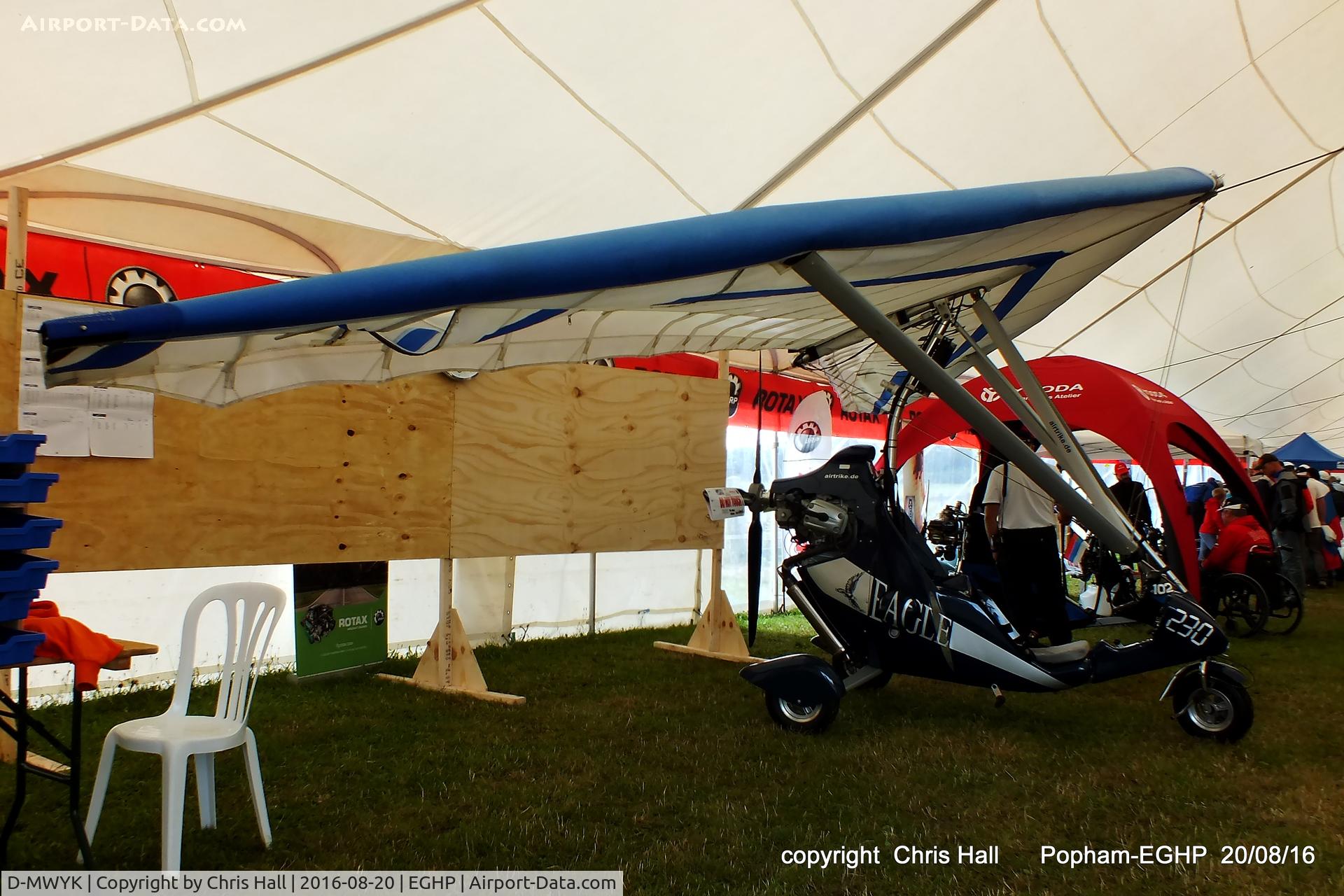 D-MWYK, Microlight Eagle V / Profi 14.5 TL C/N Not found D-MWYK, at the World Microlight Championships, Popham