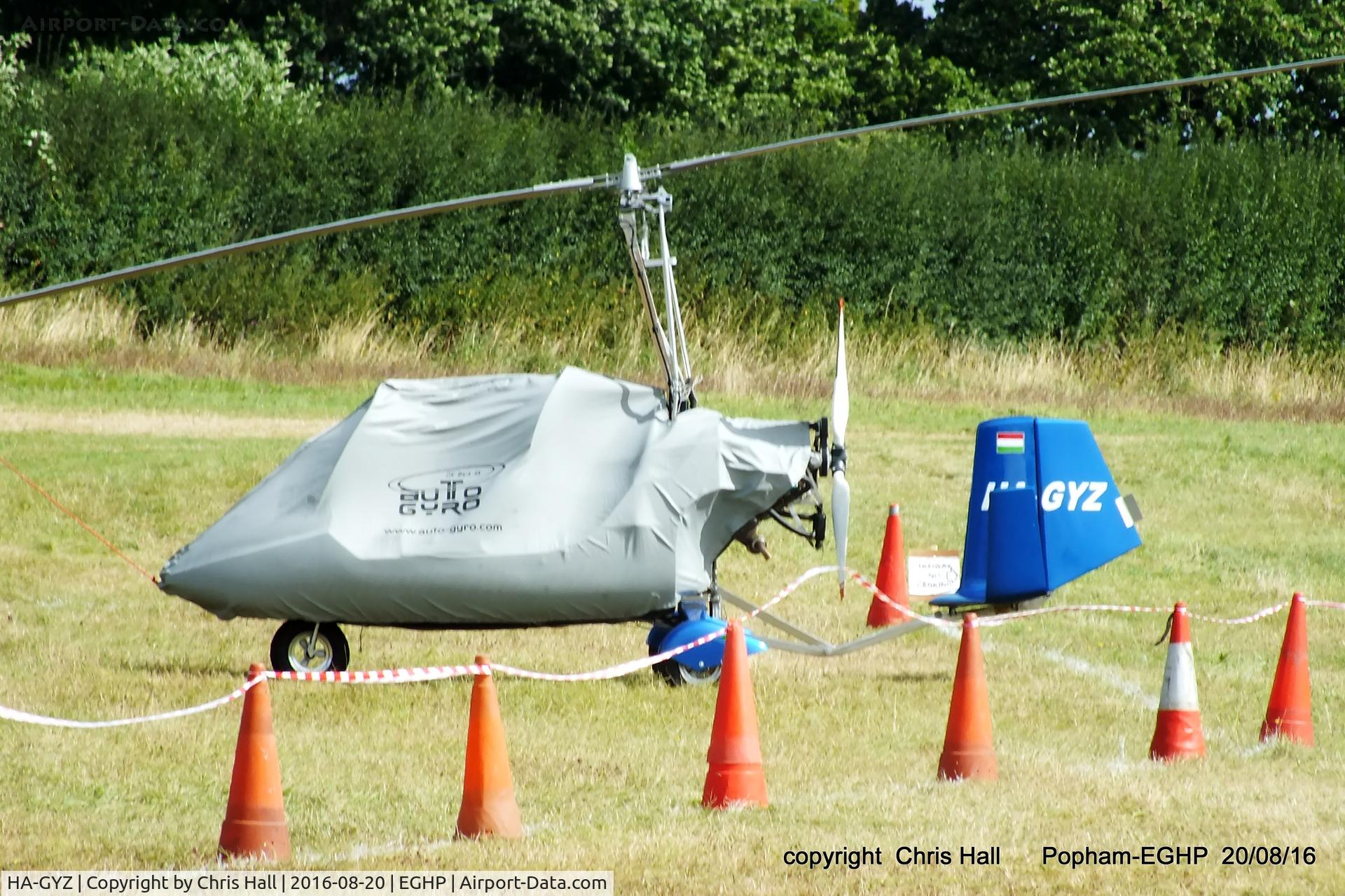 HA-GYZ, 2016 AutoGyro Europe MTOSport C/N M01258, at the World Microlight Championships, Popham