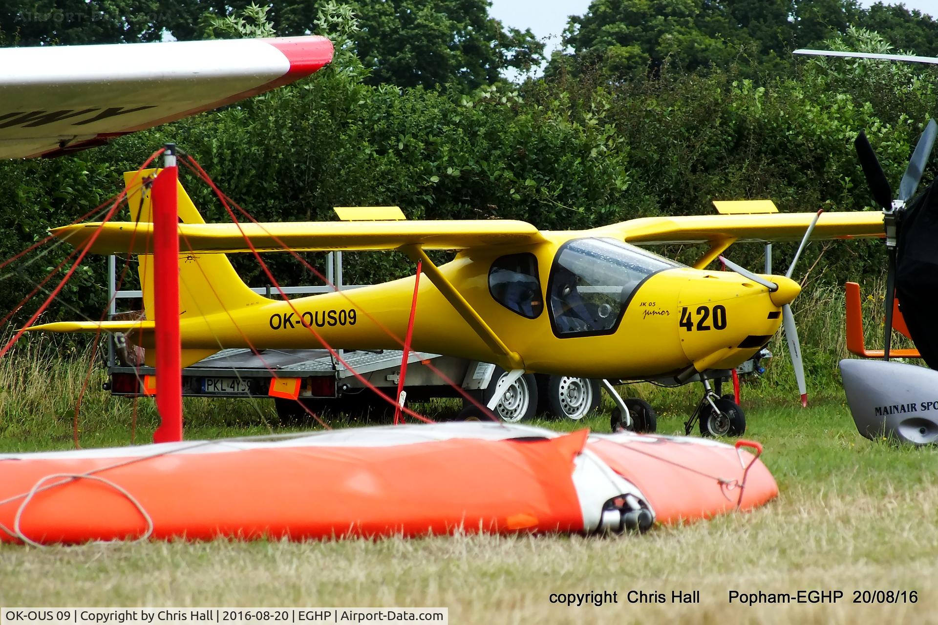 OK-OUS 09, Ekolot JK-05L Junior C/N 05-07-10, at the World Microlight Championships, Popham