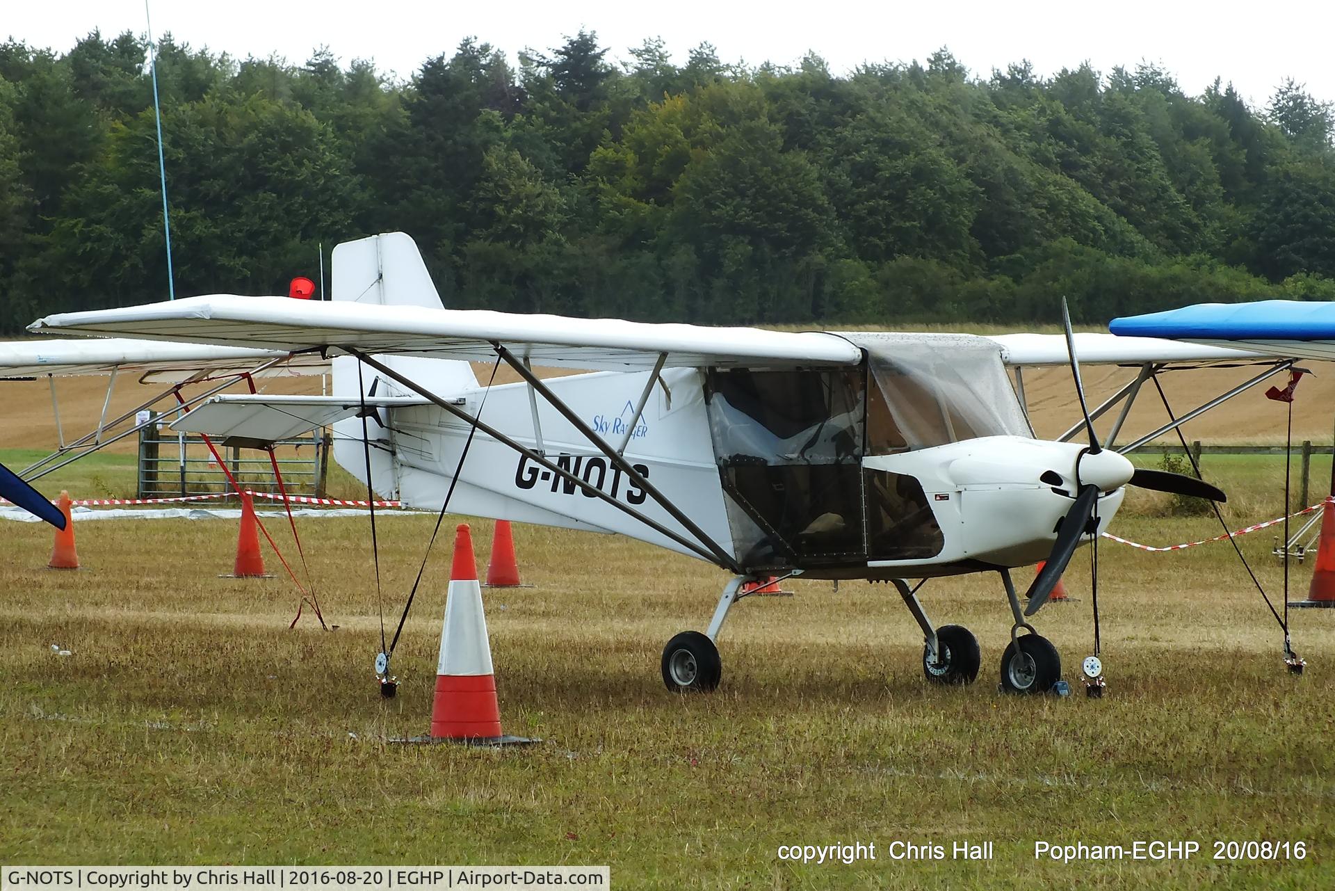 G-NOTS, 2005 Skyranger 912S(1) C/N BMAA/HB/352, at the World Microlight Championships, Popham