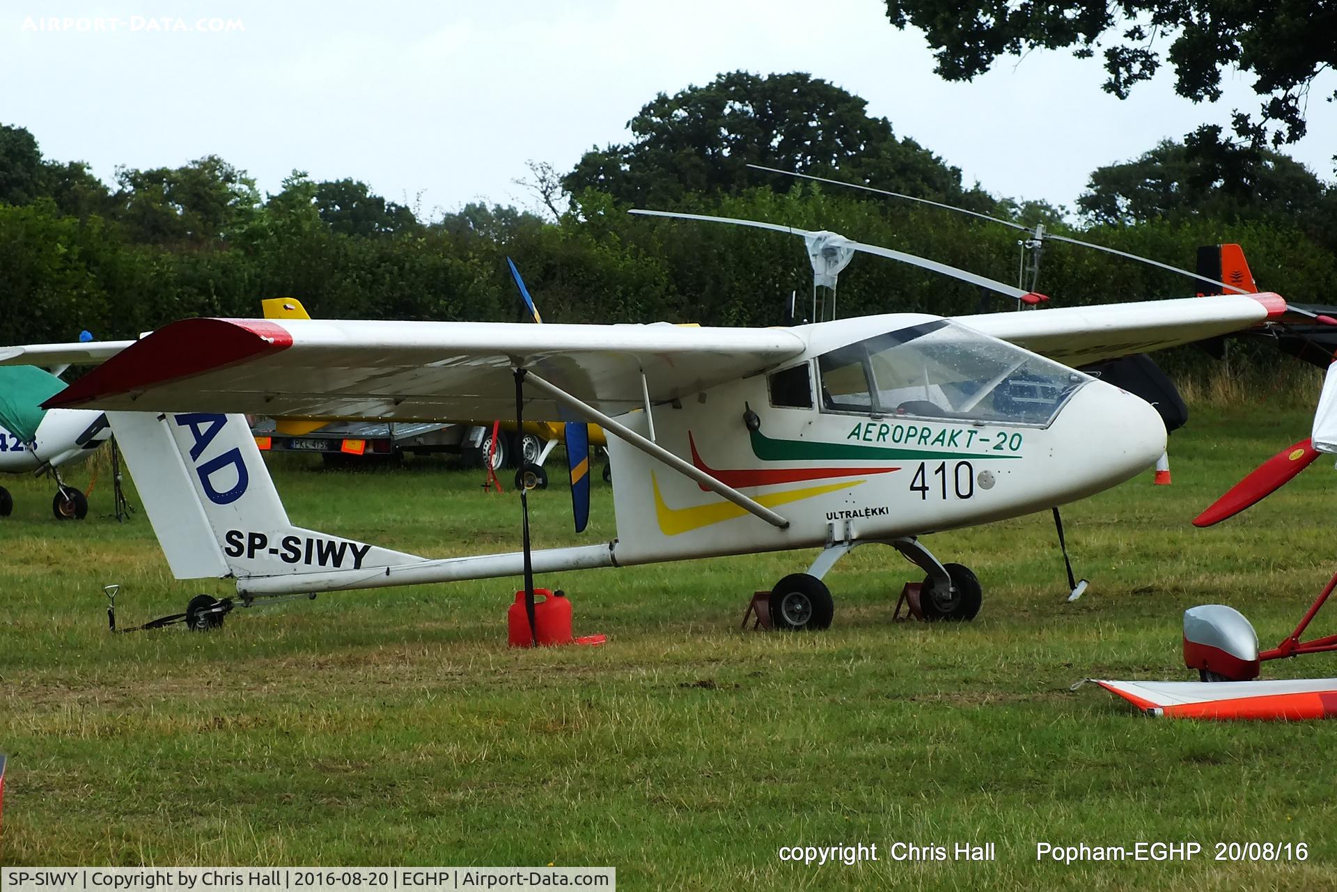 SP-SIWY, Aeroprakt A-20 C/N 011, at the World Microlight Championships, Popham