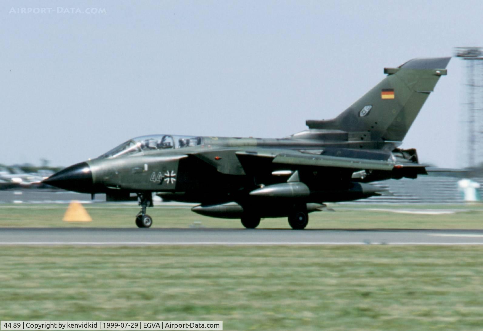 44 89, Panavia Tornado IDS C/N 476/GS142/4189, Arriving at the 1999 RIAT.