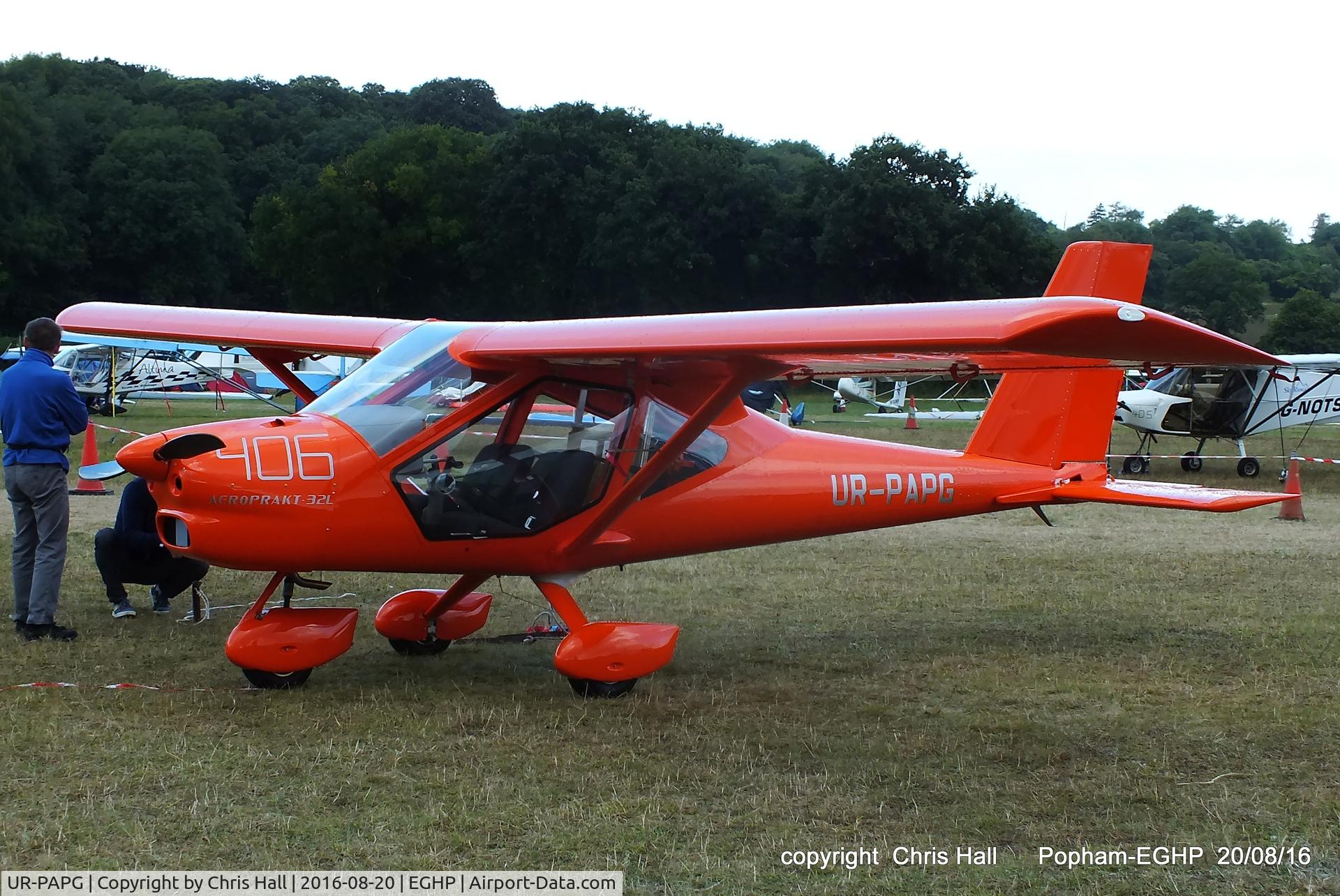 UR-PAPG, Aeroprakt A-32L C/N 001, at the World Microlight Championships, Popham