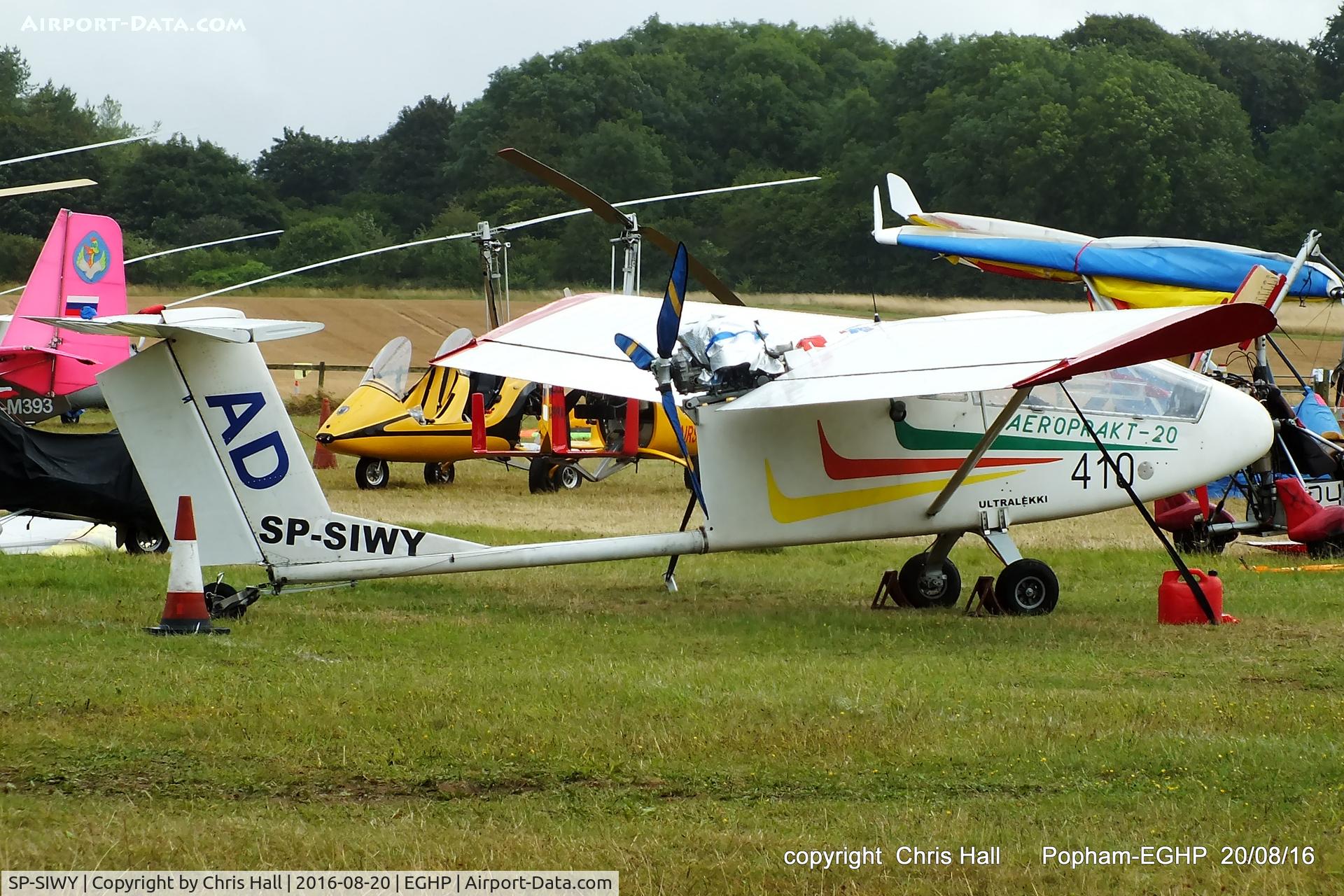 SP-SIWY, Aeroprakt A-20 C/N 011, at the World Microlight Championships, Popham
