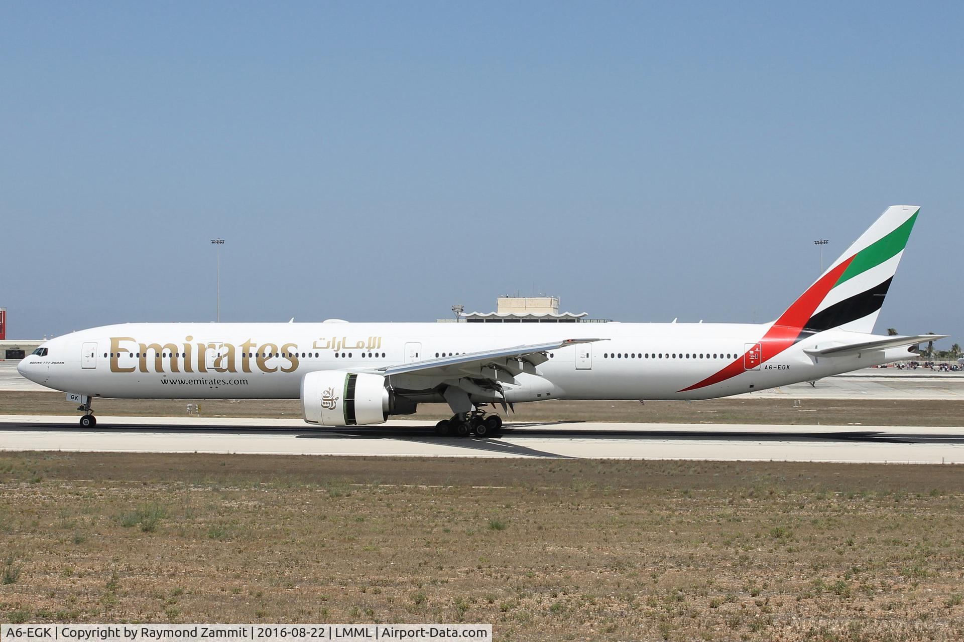 A6-EGK, 2011 Boeing 777-31H/ER C/N 41071, B777 A6-EGK Emirates Airlines
