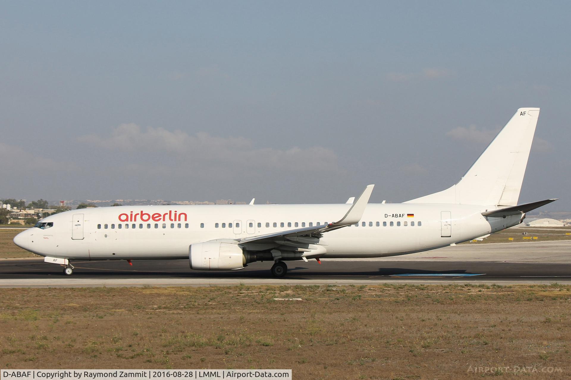 D-ABAF, 2001 Boeing 737-86J C/N 30878, B737-800 D-ABAF Air Berlin