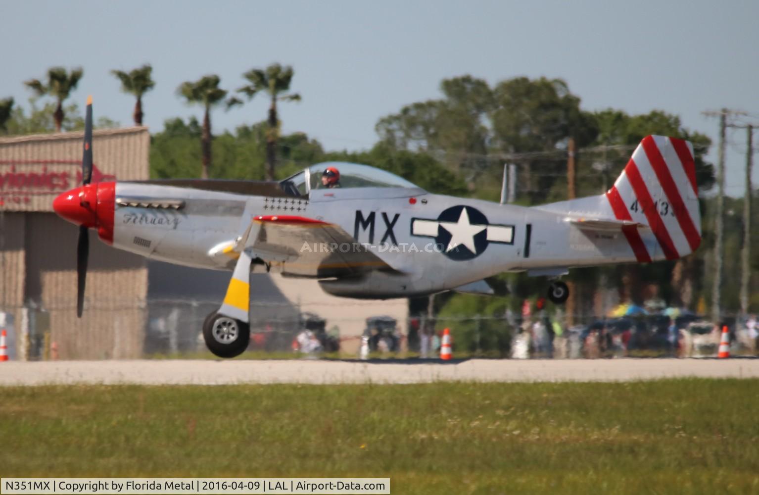 N351MX, 1944 North American P-51D Mustang C/N 122-40931 (44-74391), February