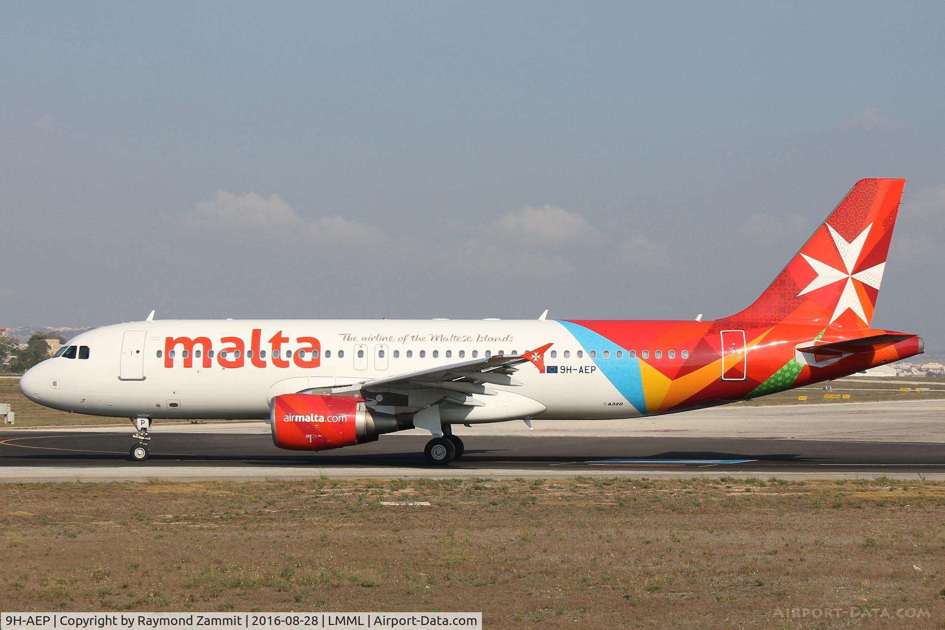 9H-AEP, 2007 Airbus A320-214 C/N 3056, A320 9H-AEP Air Malta