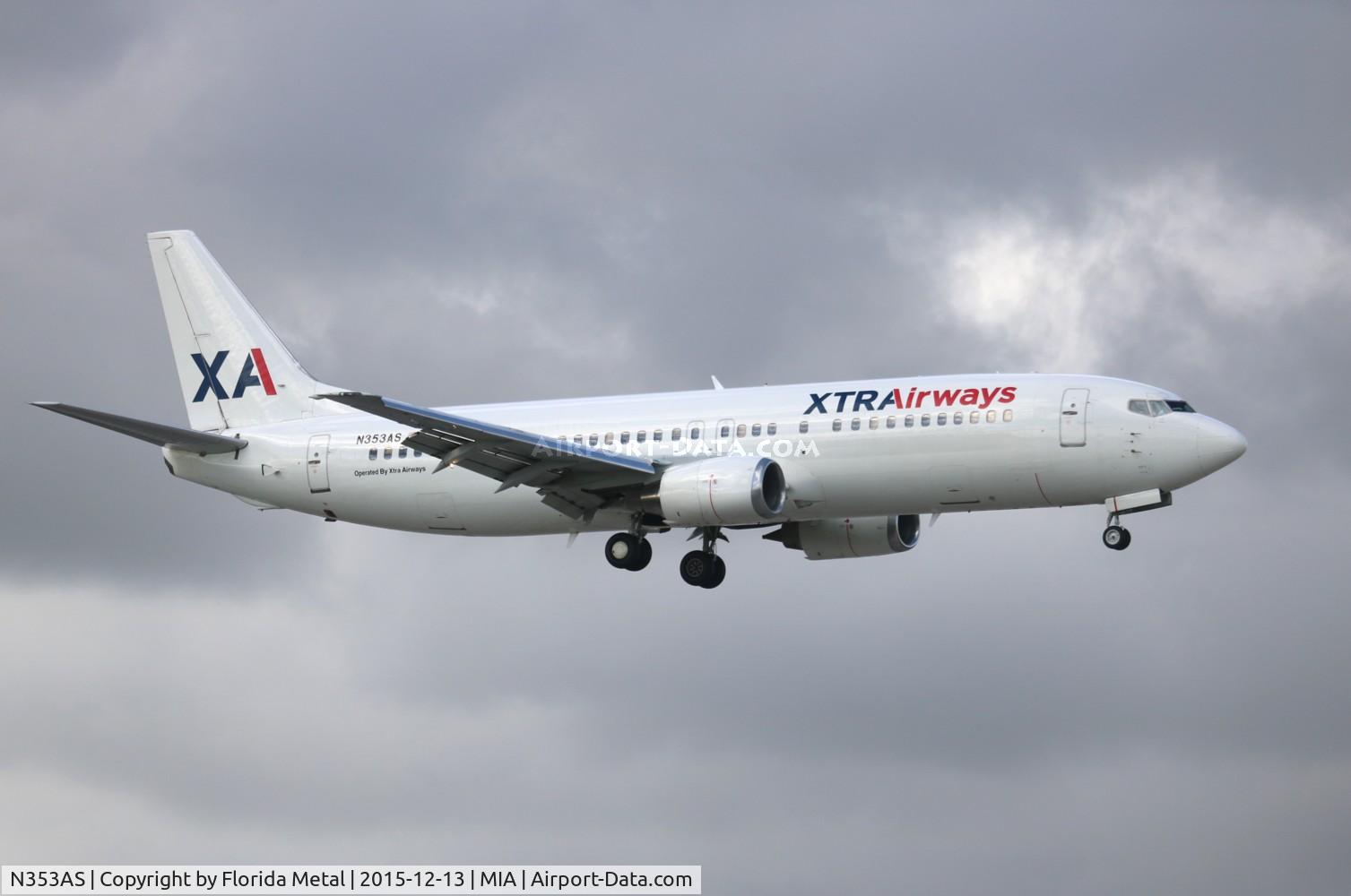 N353AS, 1991 Boeing 737-484 C/N 25313, Xtra Airways