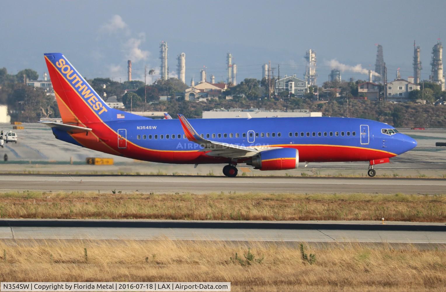 N354SW, 1991 Boeing 737-3H4 C/N 25219, Southwest