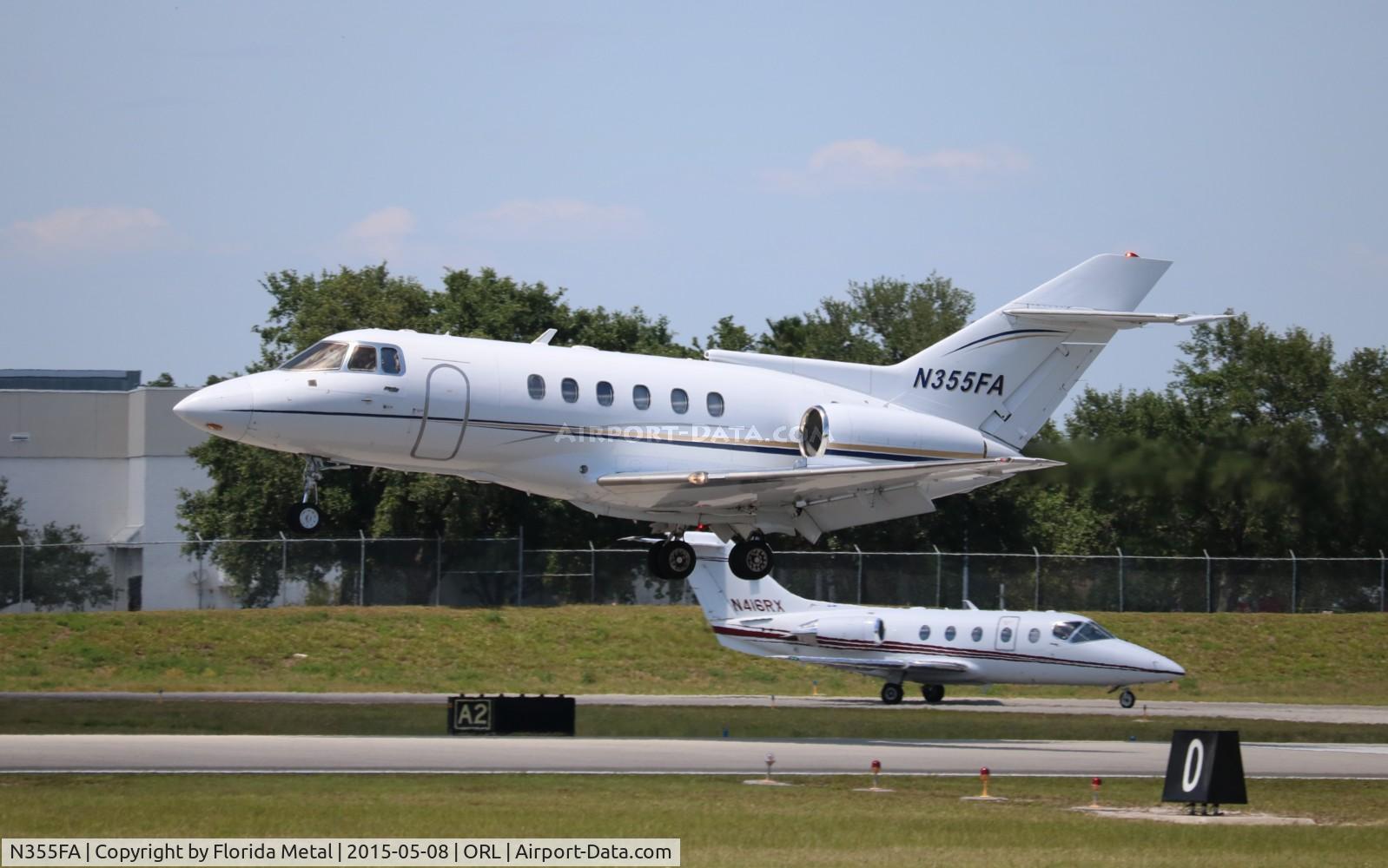 N355FA, 1989 British Aerospace BAe.125 Series 800A C/N 258156, Hawker 800A