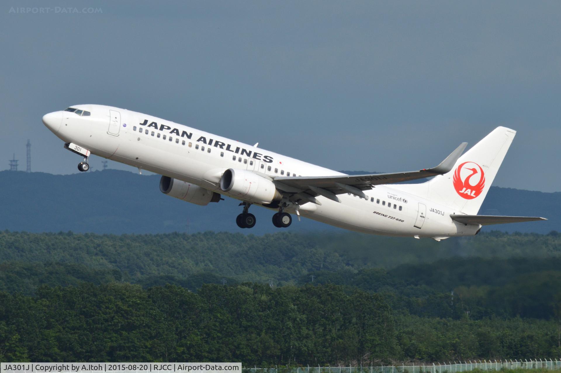 JA301J, 2006 Boeing 737-846 C/N 35330, RJCC RWY 01L TAKE OFF