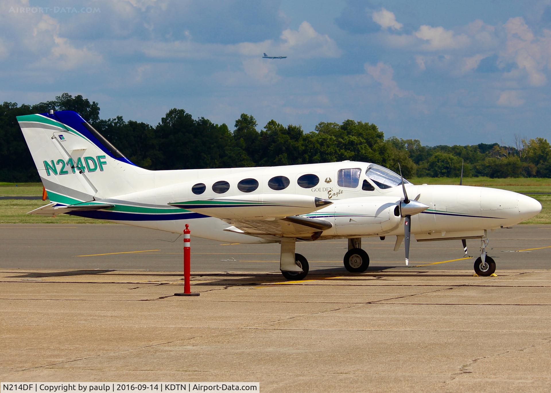 N214DF, 1973 Cessna 421B Golden Eagle C/N 421B0461, At Downtown Shreveport.