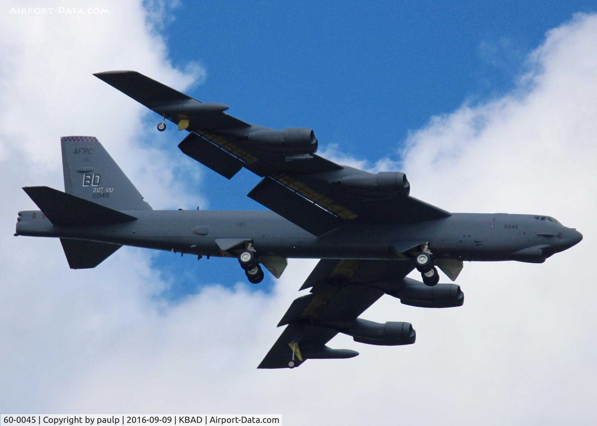 60-0045, 1960 Boeing B-52H Stratofortress C/N 464410, At Barksdale Air Force Base.