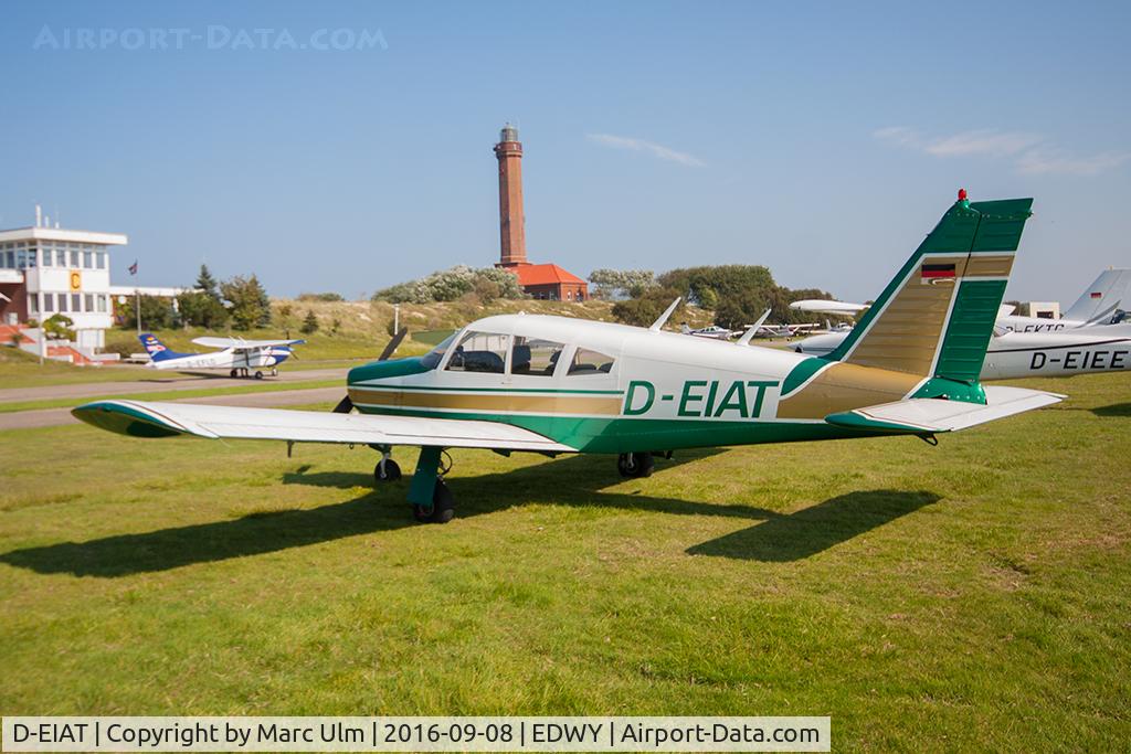 D-EIAT, Piper PA-28R-200 Cherokee Arrow B C/N 28R-7135210, With the lighthouse of Wangerooge.