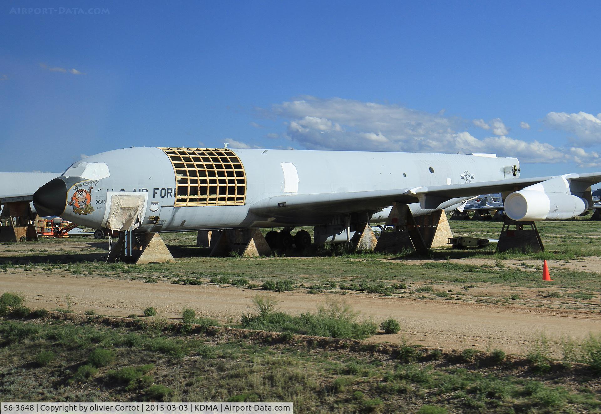 56-3648, 1956 Boeing KC-135E Stratotanker C/N 17397, now in the boneyard...