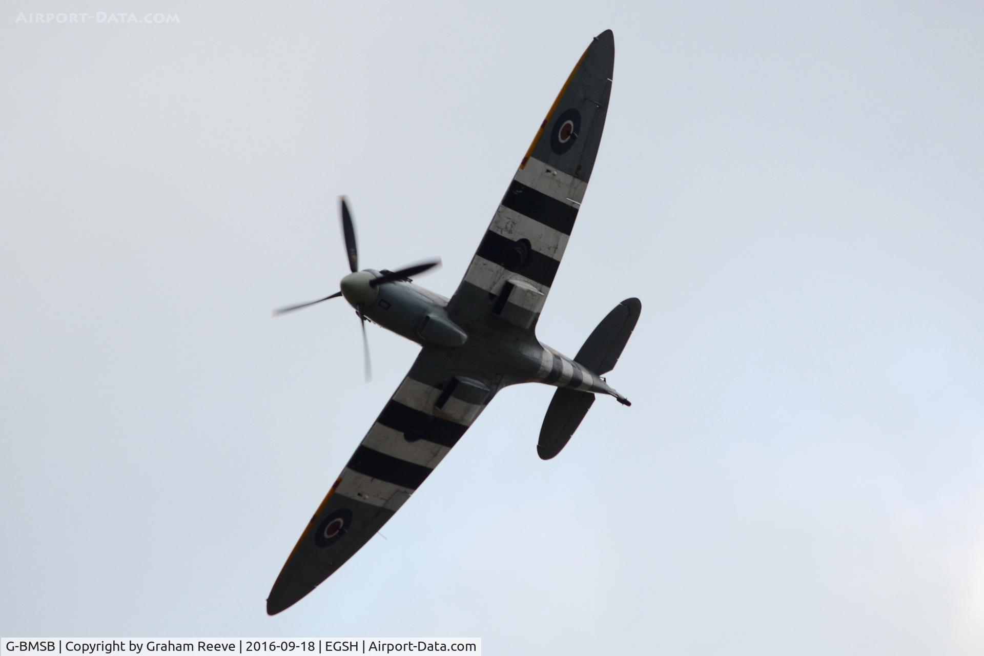 G-BMSB, 1943 Supermarine 361 Spitfire T.IX C/N CBAF.7722, On runway 