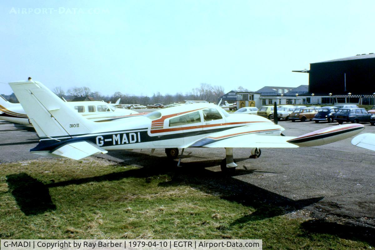 G-MADI, 1976 Cessna 310R C/N 310R-0544, Cessna 310R [310R-0544] Elstree~G 10/04/1979. From a slide.