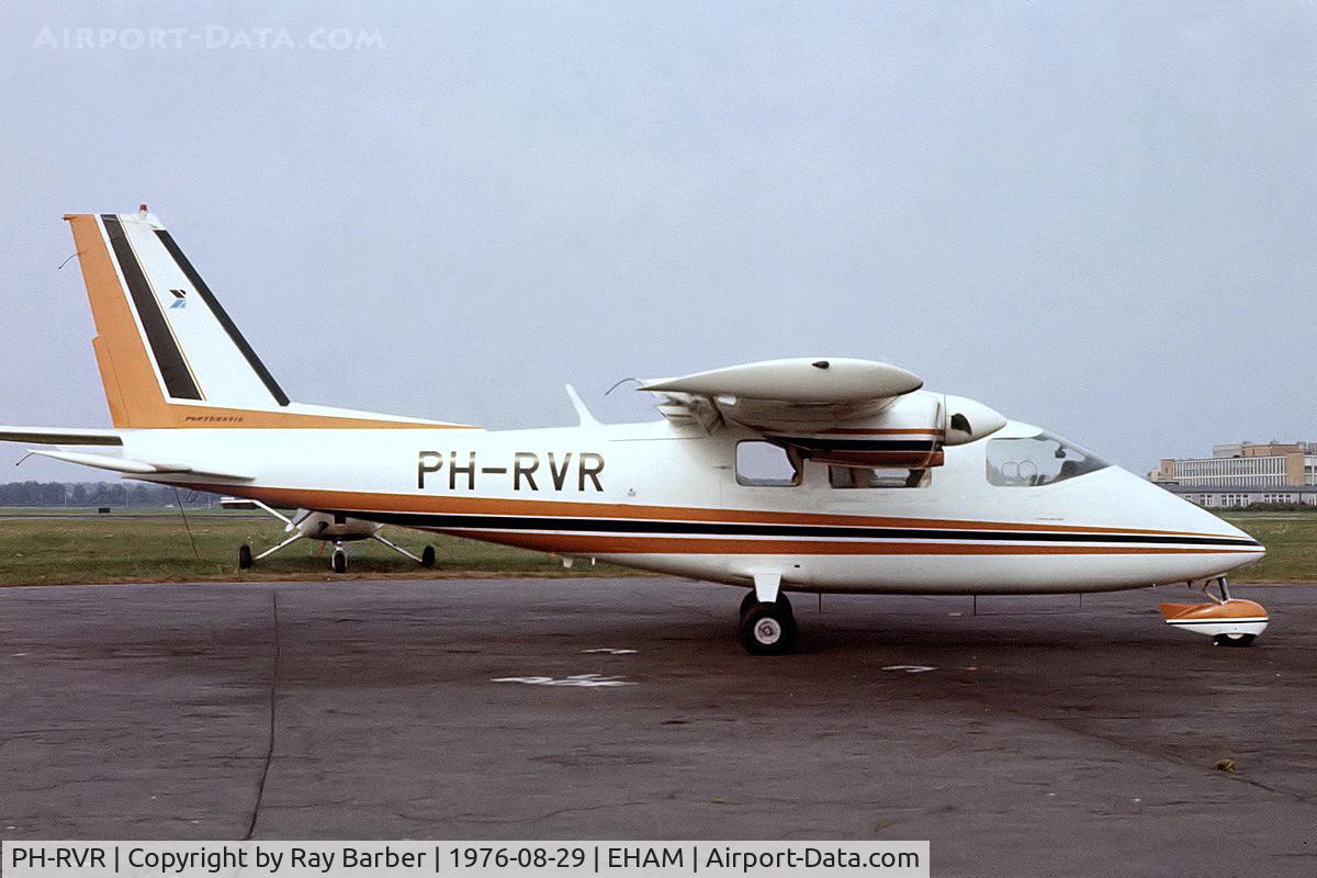 PH-RVR, Partenavia P-68B C/N 75, Partenavia P.68B Victor [75] Amsterdam-Schiphol~PH 29/08/1976. From a slide.