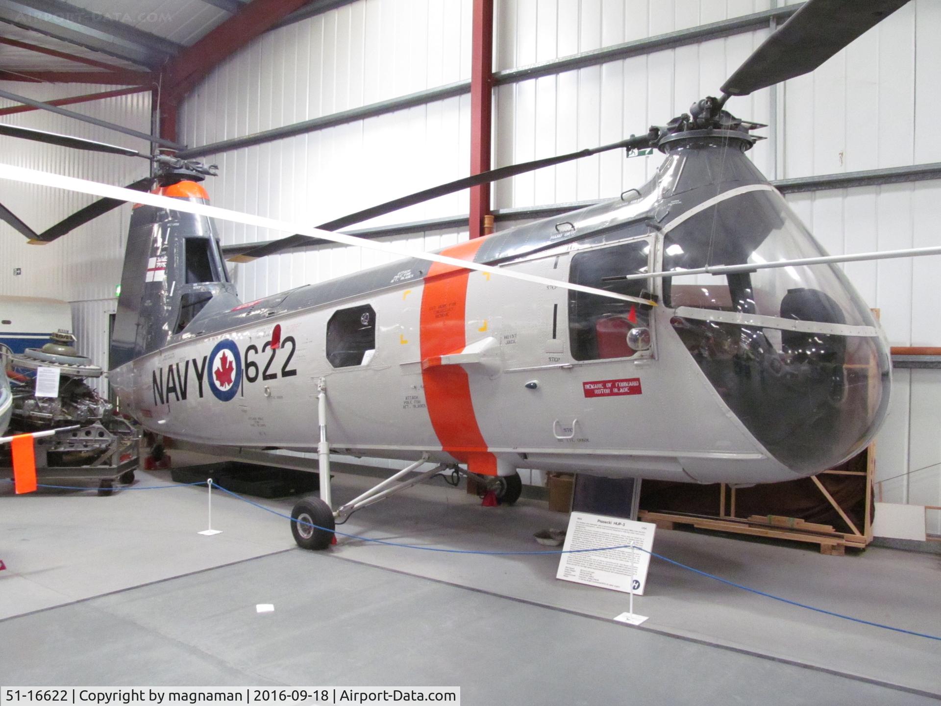 51-16622, 1954 Piasecki HUP-3 Retriever C/N 51, One of many fabulous exhibits at The Helicopter Museum, Weston-super-Mare, UK.