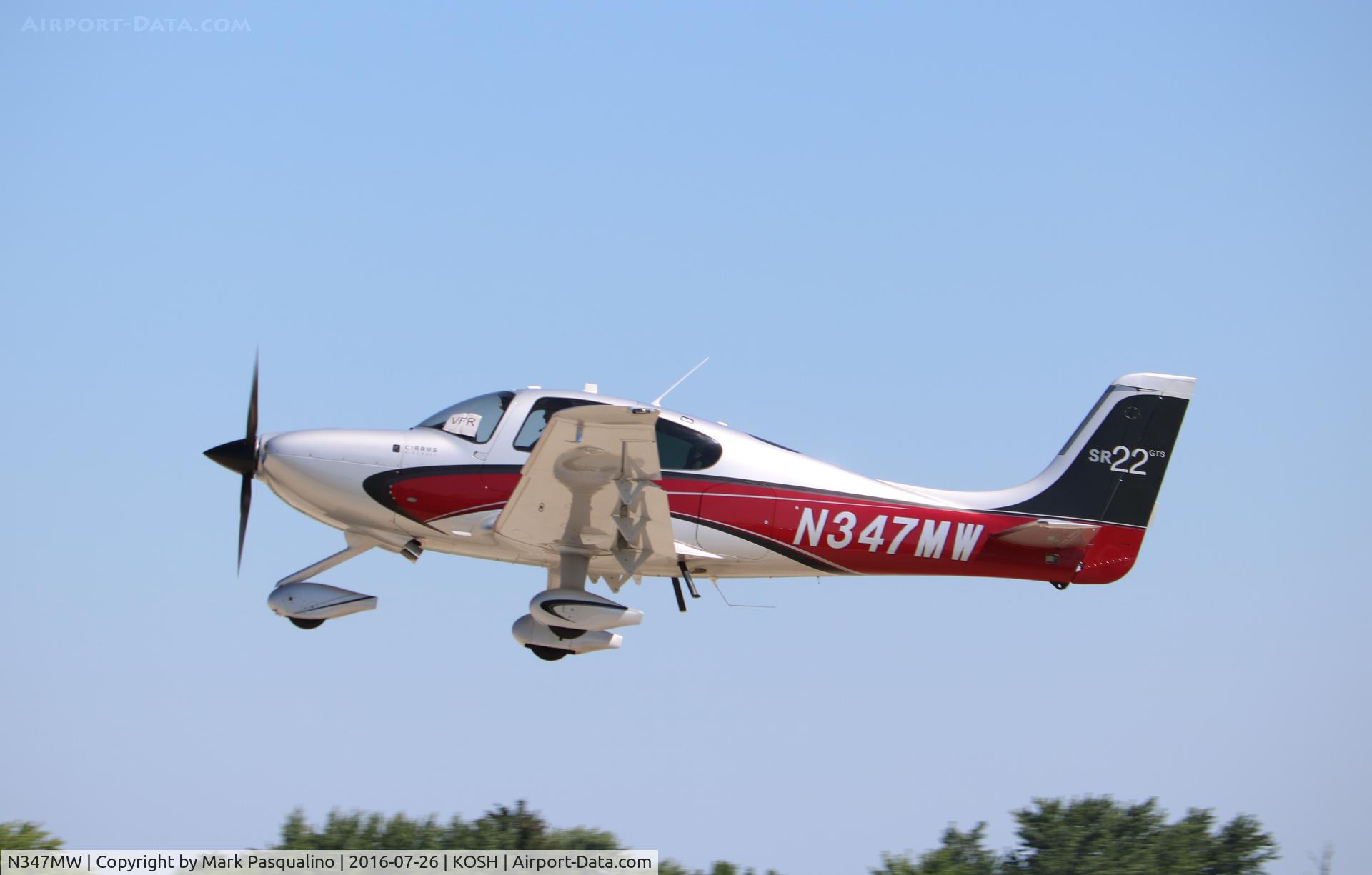 N347MW, 2013 Cirrus SR22 C/N 4013, Cirrus SR22