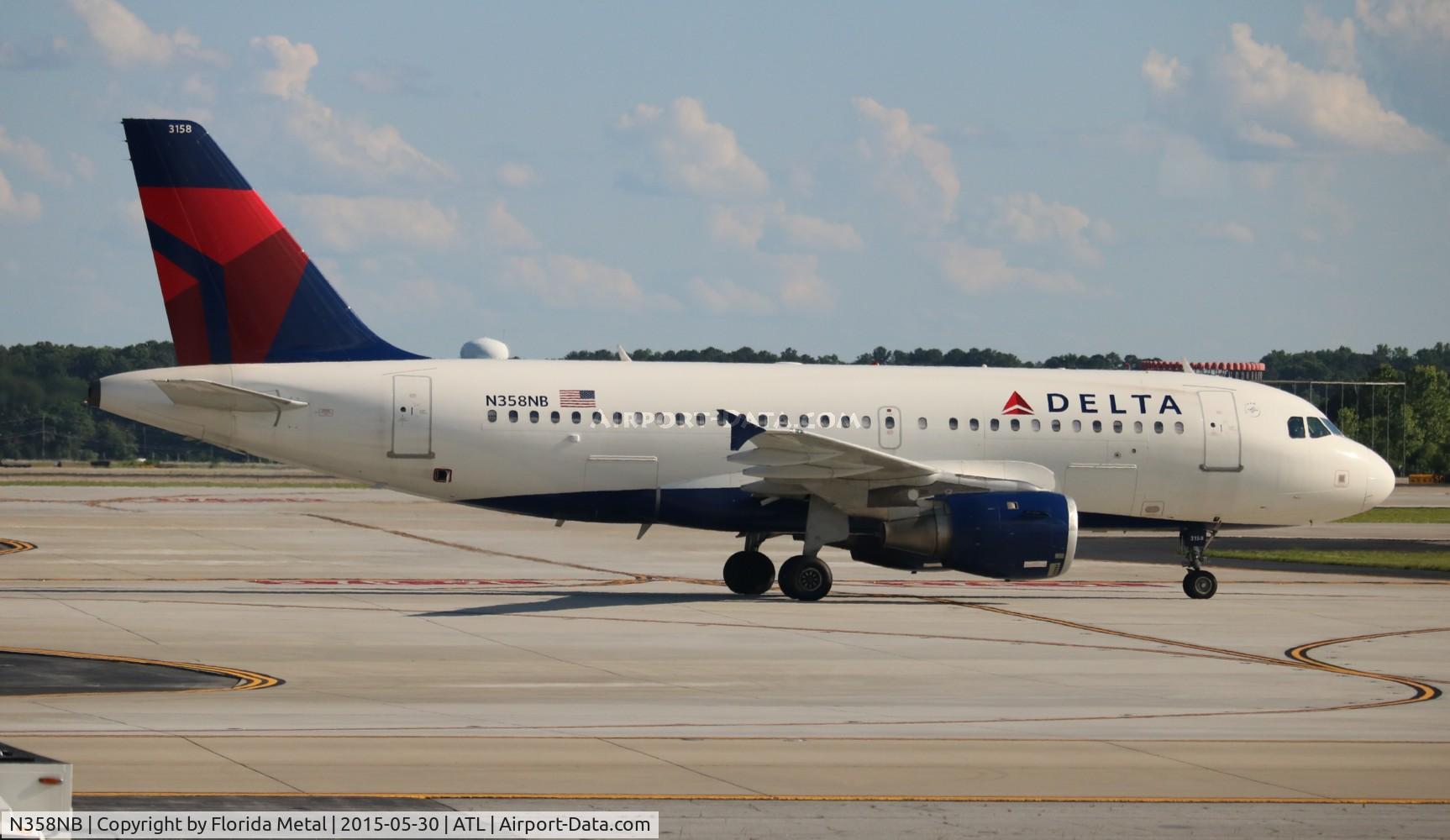 N358NB, 2003 Airbus A319-114 C/N 1897, Delta