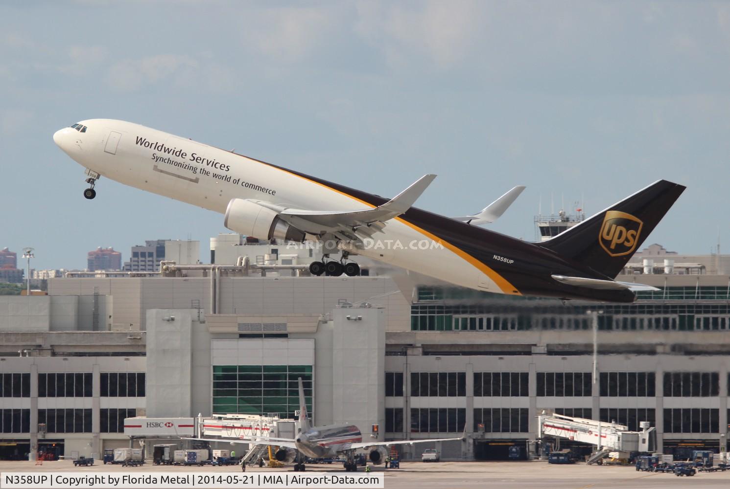 N358UP, 2013 Boeing 767-34AF/ER C/N 37864, UPS 767-300