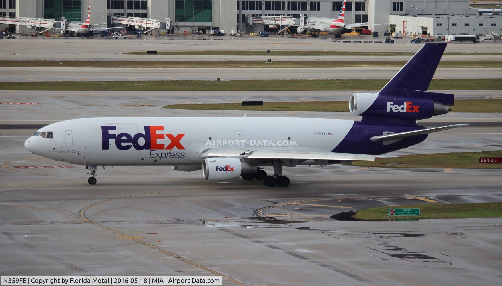N359FE, 1980 McDonnell Douglas MD-10-10F C/N 46635, Fed MD-10-10F