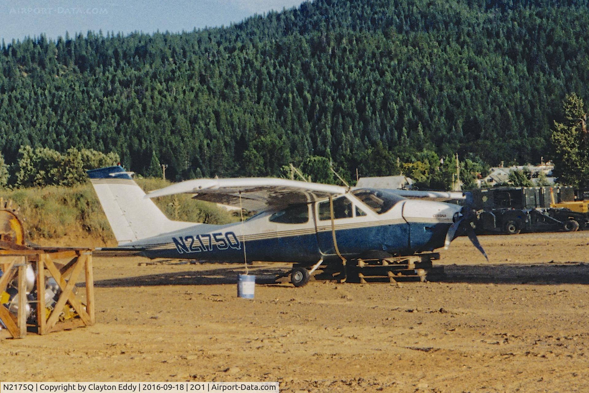 N2175Q, Cessna 177RG Cardinal C/N 177RG0575, Cessna stalled on takeoff at Quincy Airport in California 8-5-99.