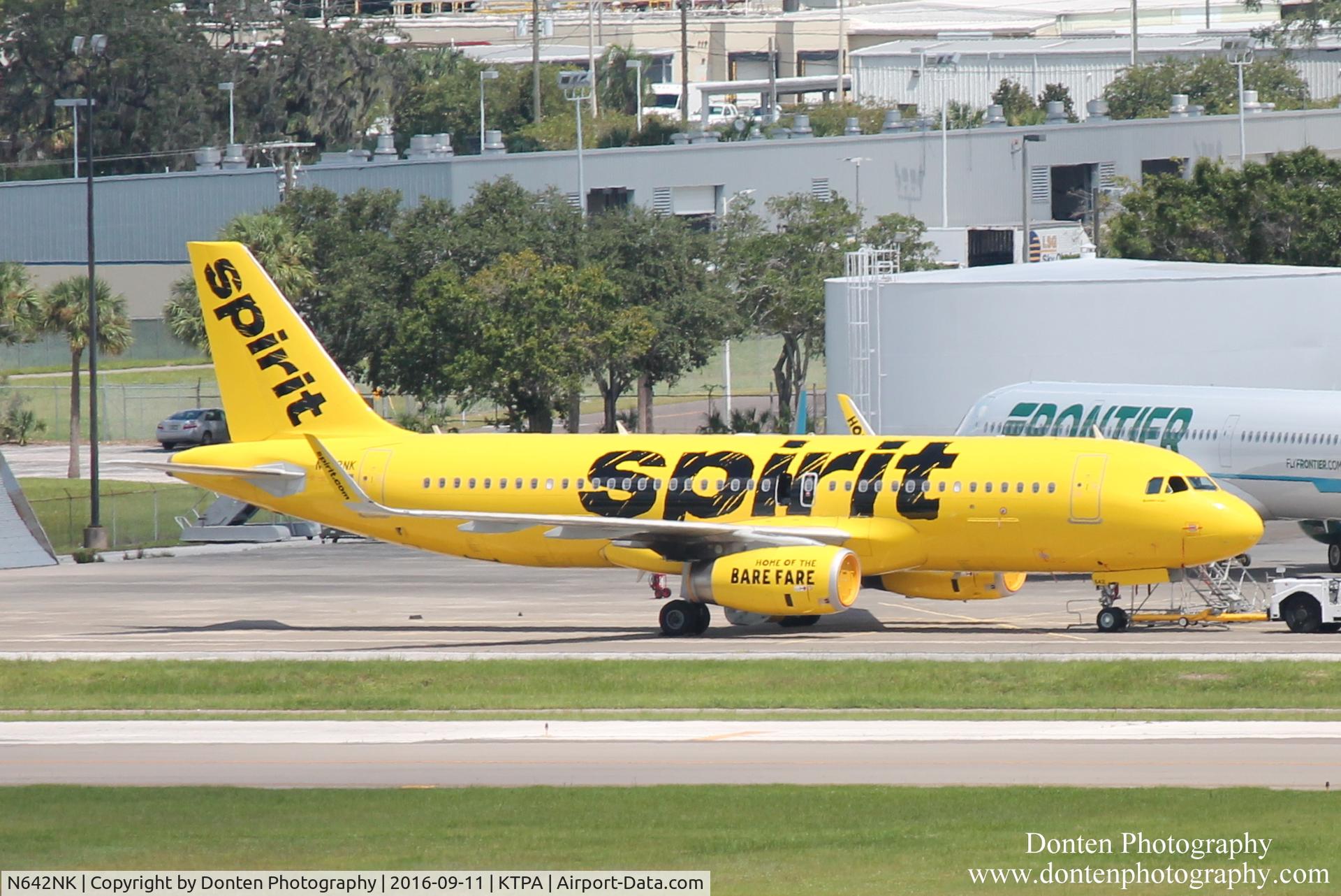 N642NK, 2015 Airbus A320-214 C/N 6586, Spirit Airbus A320 (N642NK) sits on the ramp at PEMCO