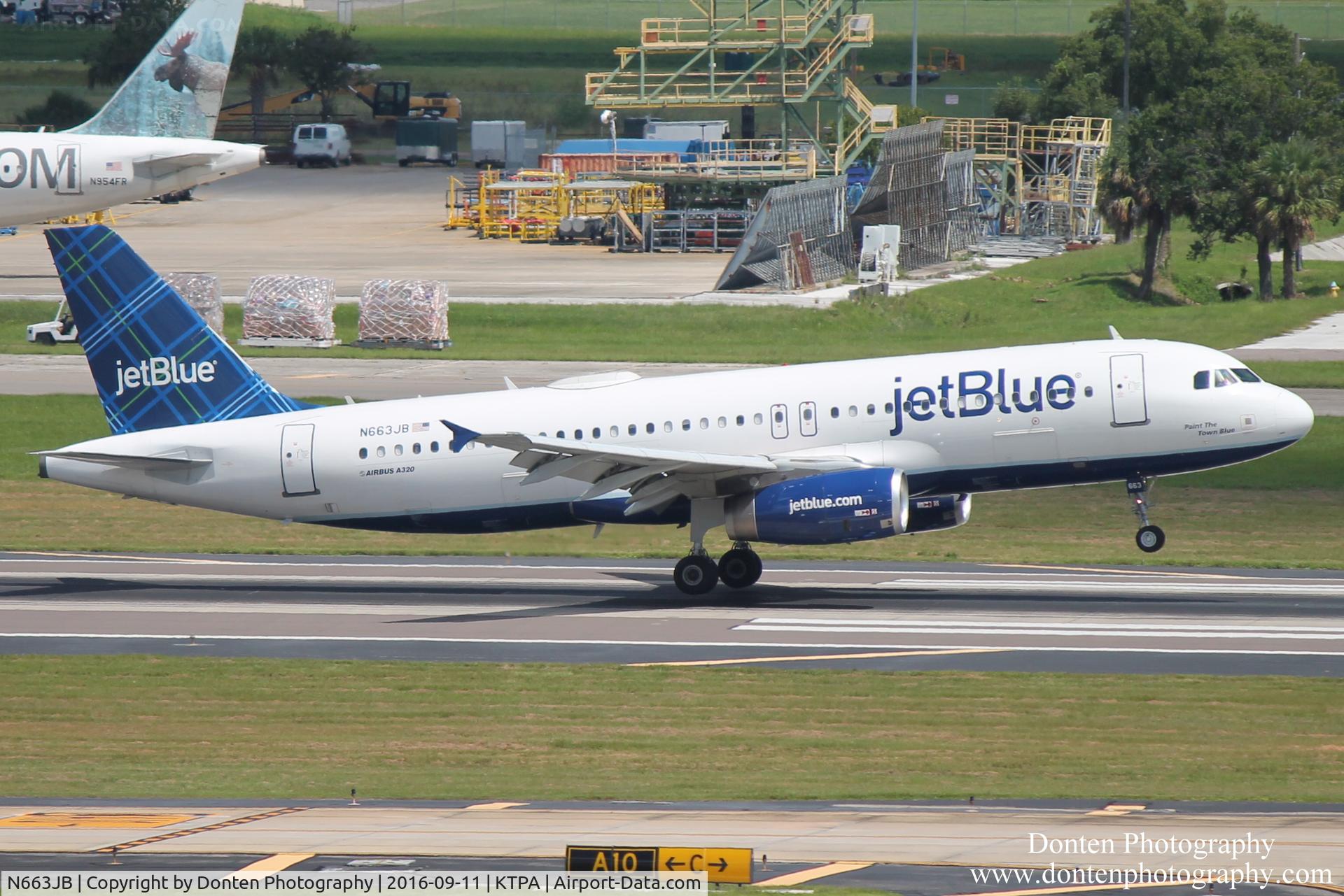 N663JB, 2007 Airbus A320-232 C/N 3287, JetBlue Flight 1052 (N663JB) 