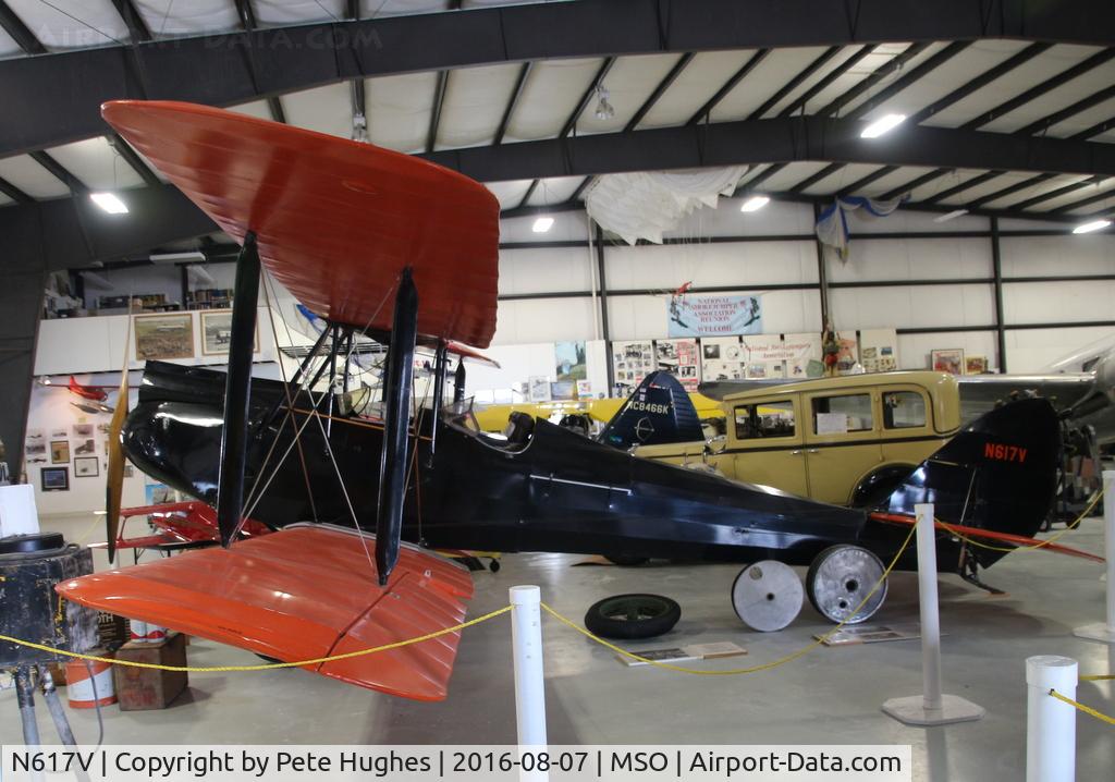 N617V, 1931 Moth Aircraft 60-GMW C/N 179, N617V DH60 GMW Moth at the Museum of Mountain Flying, Missoula, Montana
