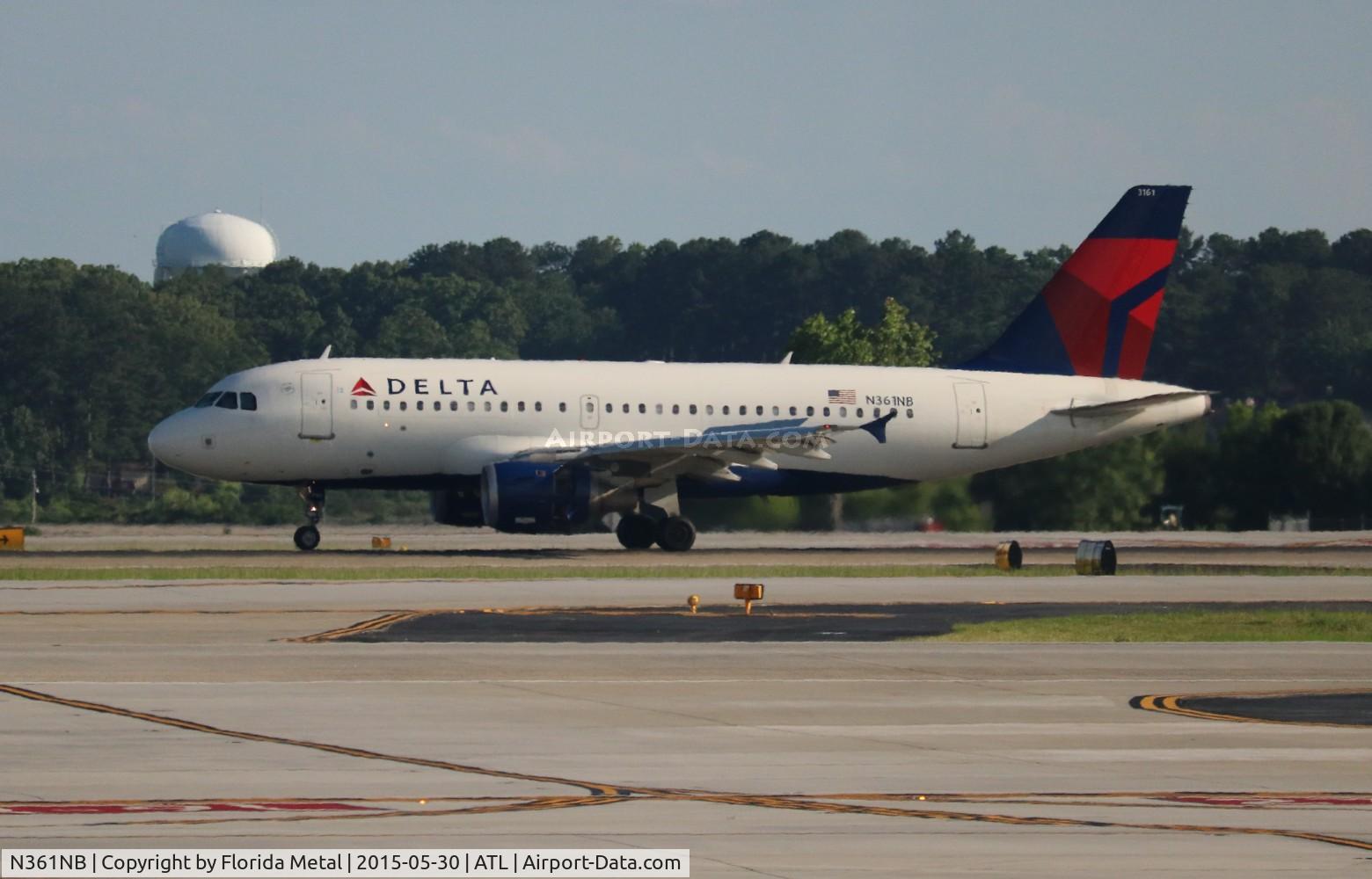 N361NB, 2003 Airbus A319-114 C/N 1976, Delta