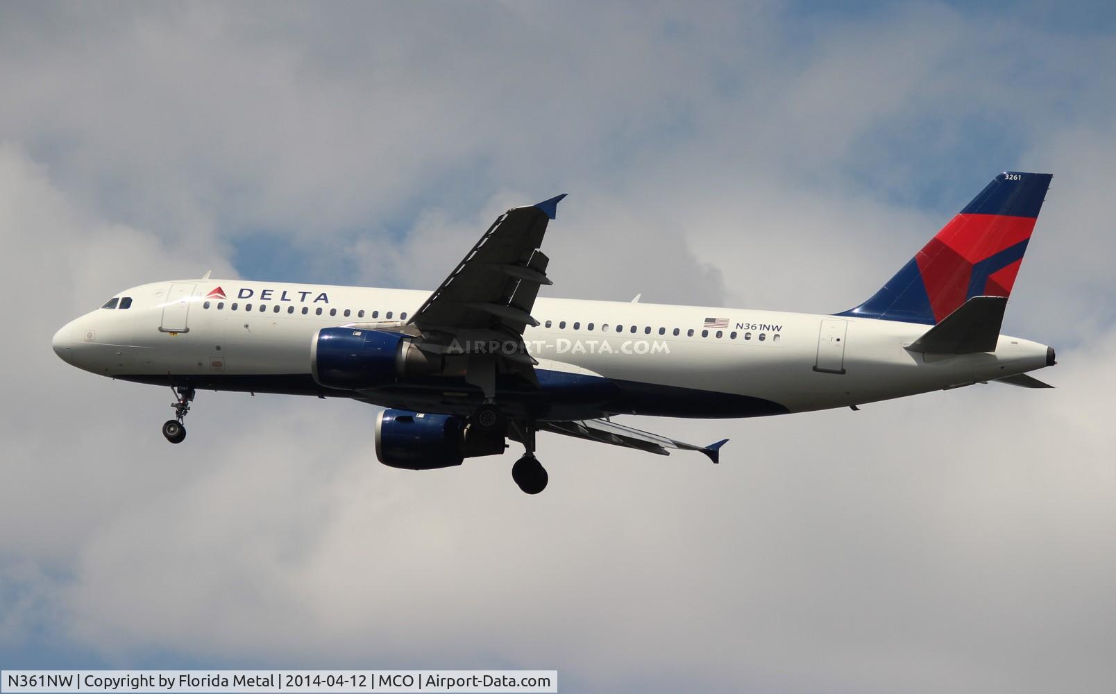 N361NW, 1998 Airbus A320-212 C/N 0907, Delta