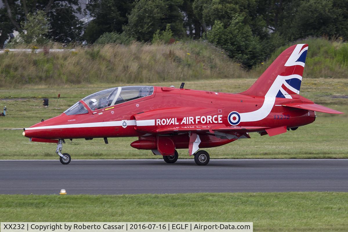 XX232, 1978 Hawker Siddeley Hawk T.1 C/N 068/312068, FIA 2016