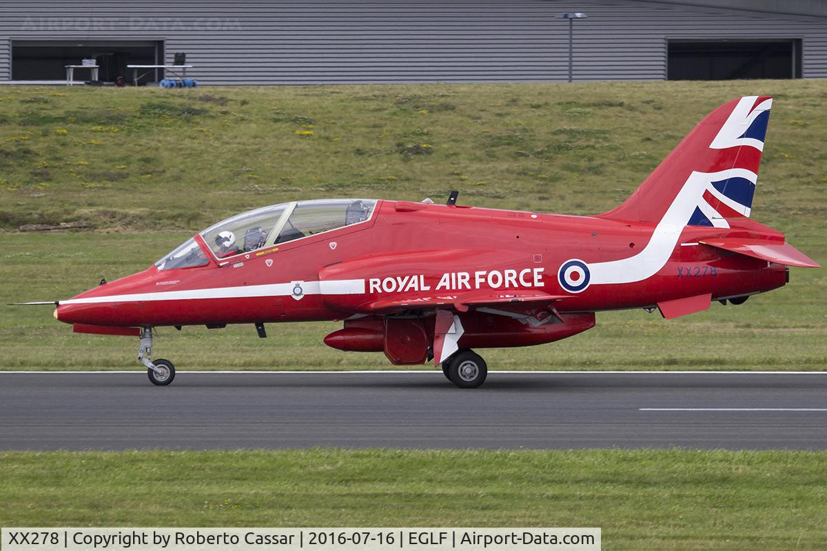 XX278, 1978 Hawker Siddeley Hawk T.1A C/N 103/312103, FIA 2016