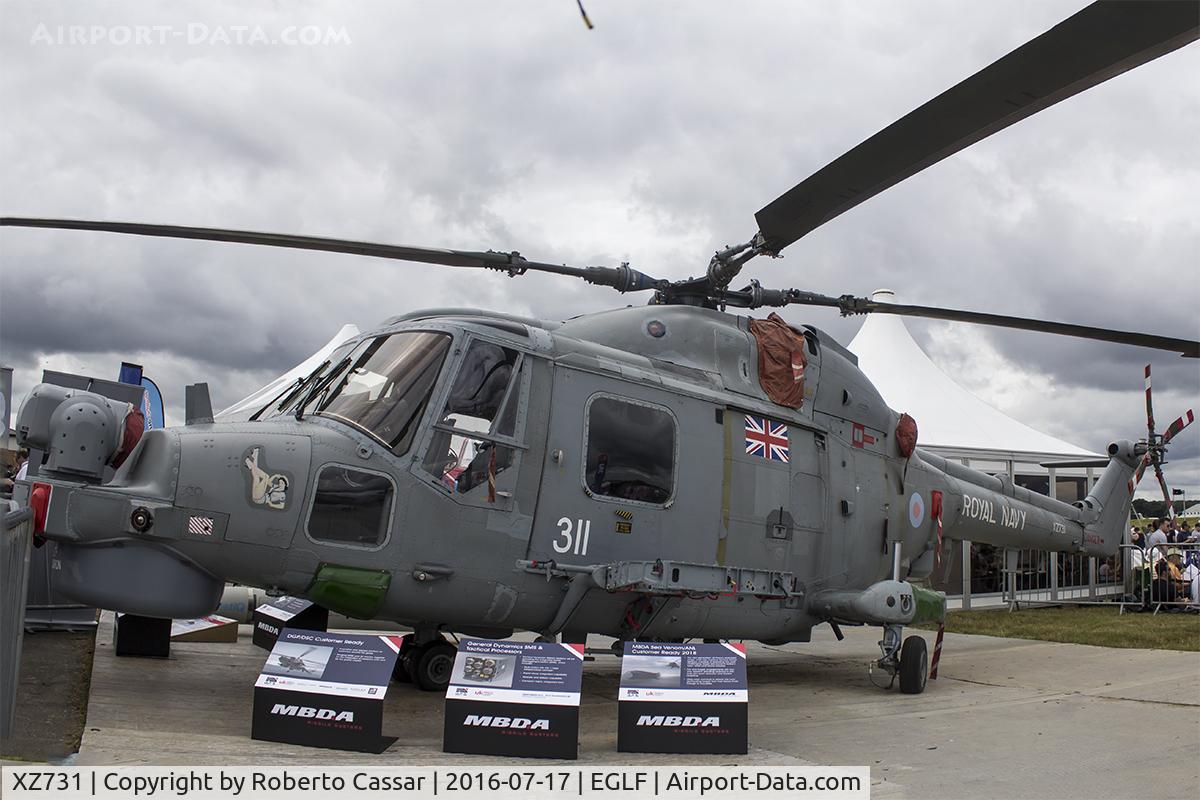 XZ731, 1980 Westland Lynx HMA.8SRU C/N 204, FIA 2016