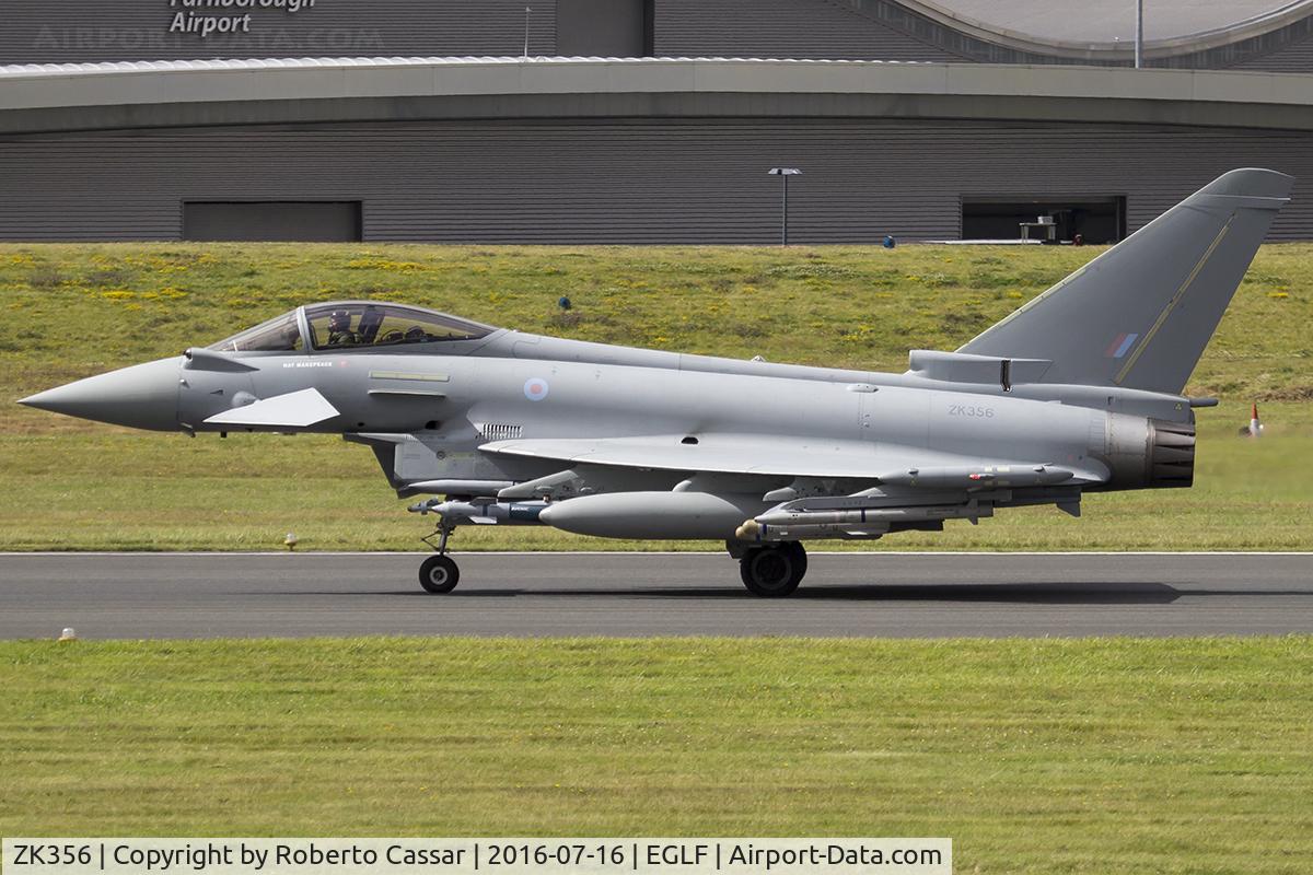 ZK356, 2013 Eurofighter EF-2000 Typhoon FGR4 C/N BS117/423, FIA 2016