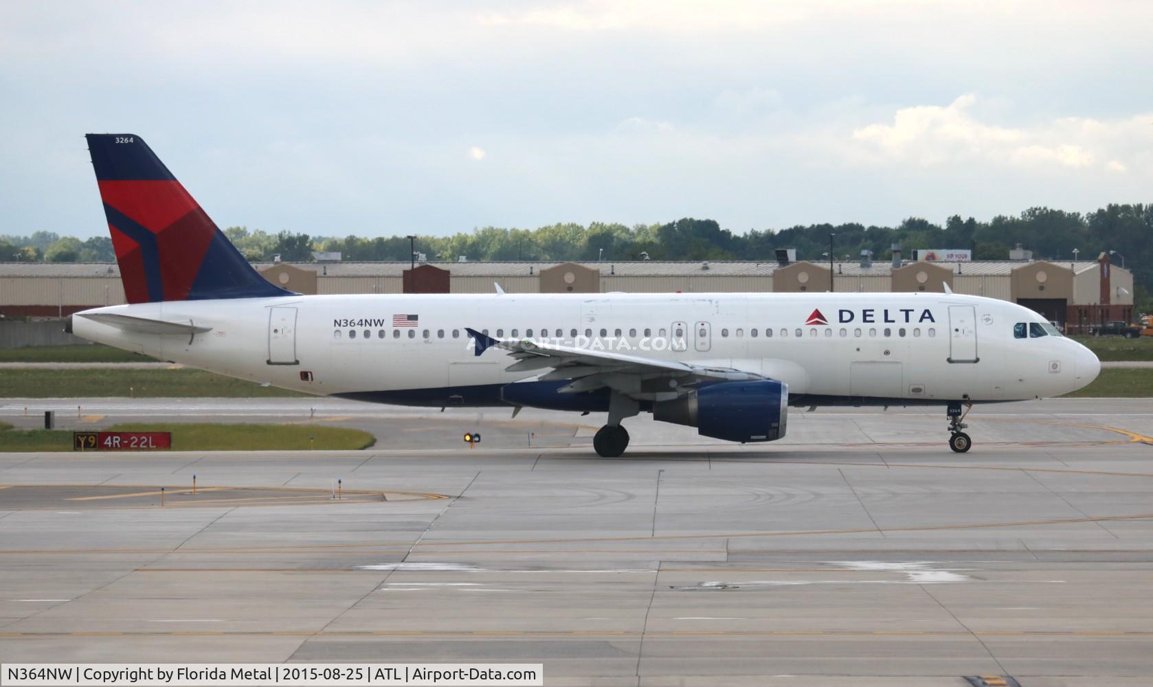 N364NW, 1999 Airbus A320-212 C/N 0962, Delta