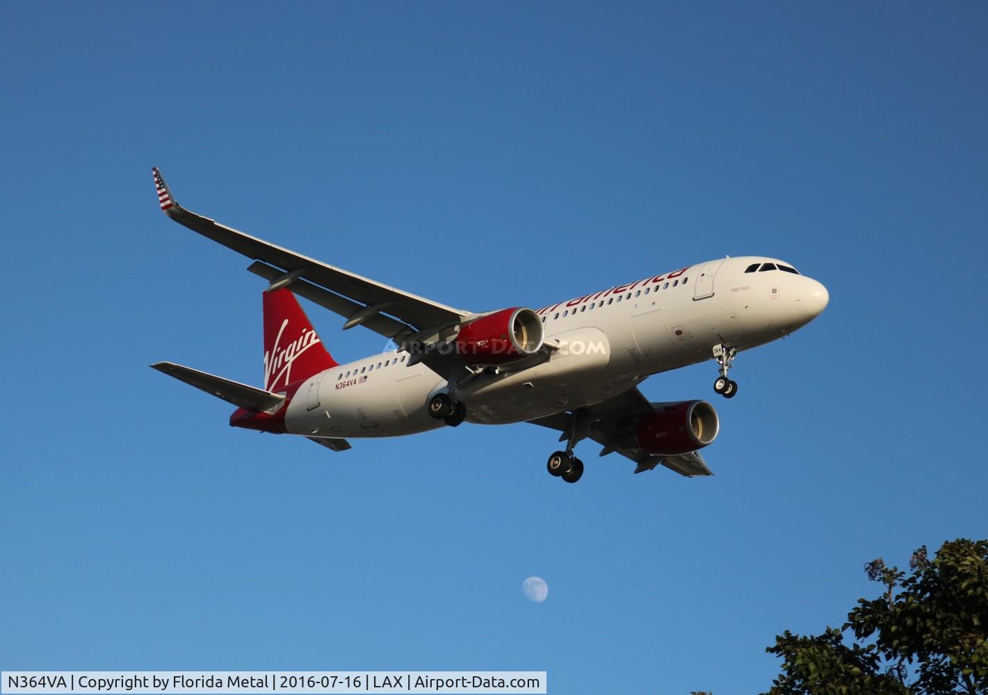 N364VA, 2016 Airbus A320-214 C/N 7138, Virgin America