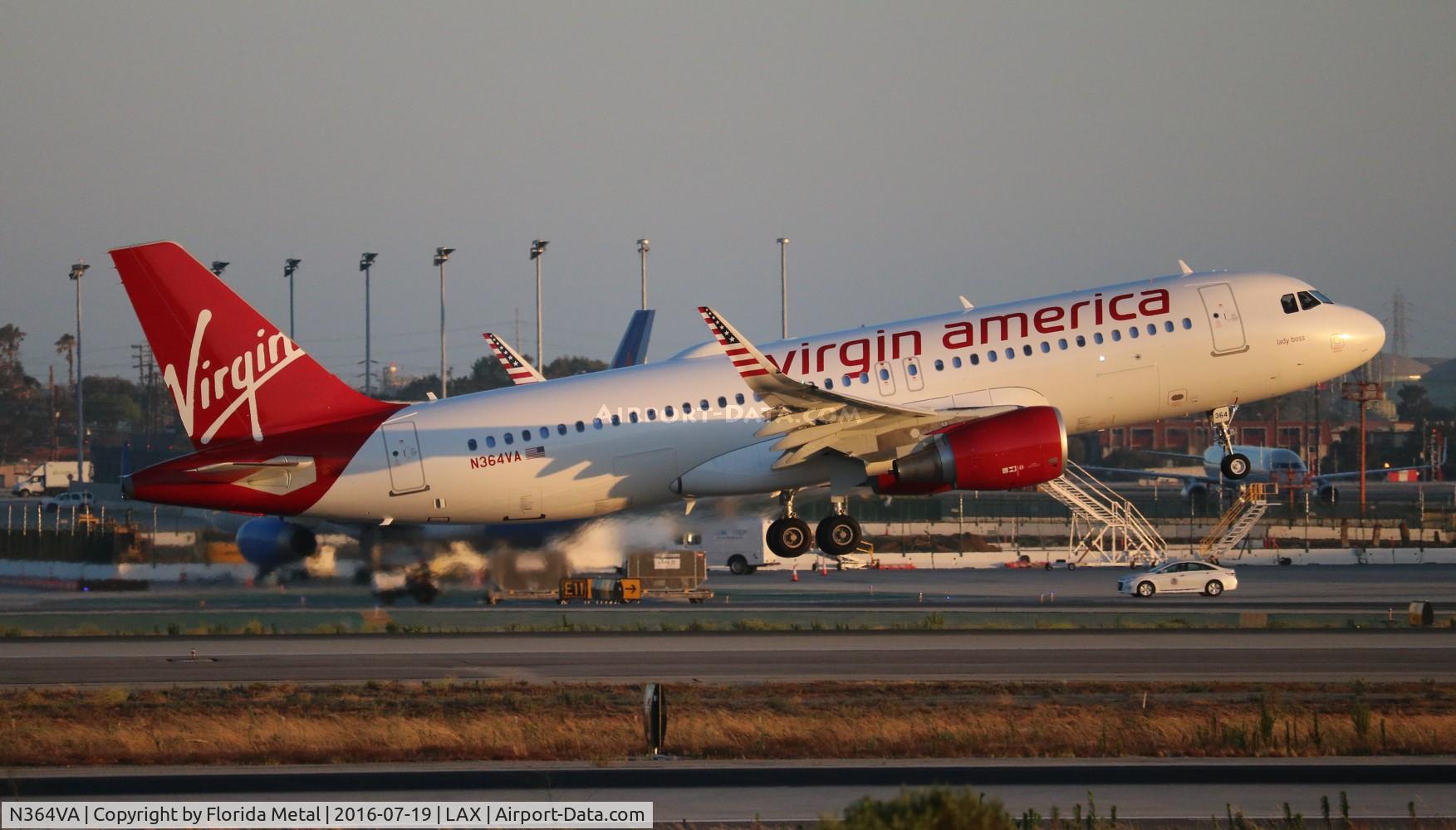 N364VA, 2016 Airbus A320-214 C/N 7138, Virgin America