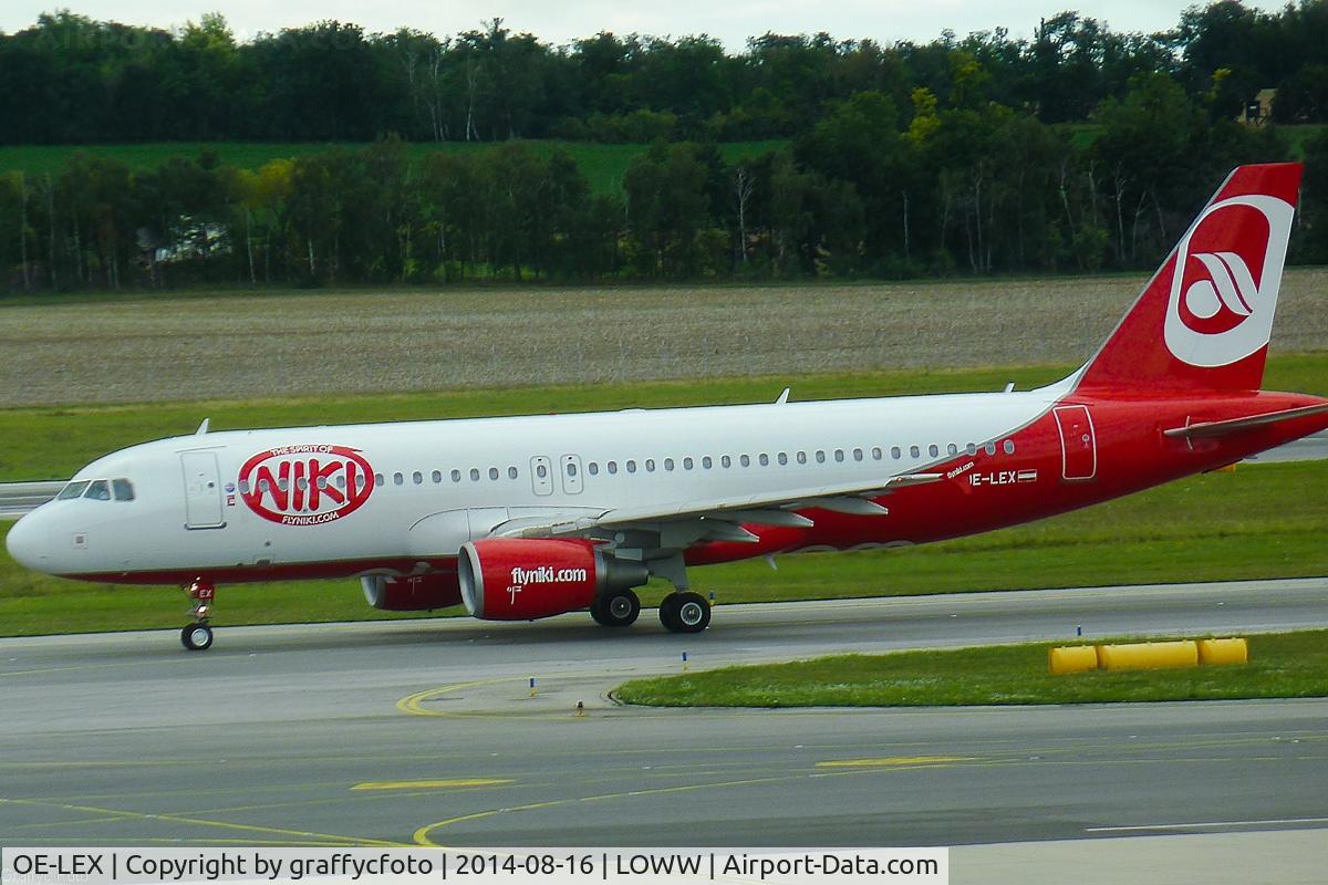 OE-LEX, 2006 Airbus A320-214 C/N 2867, LOWW from terminal