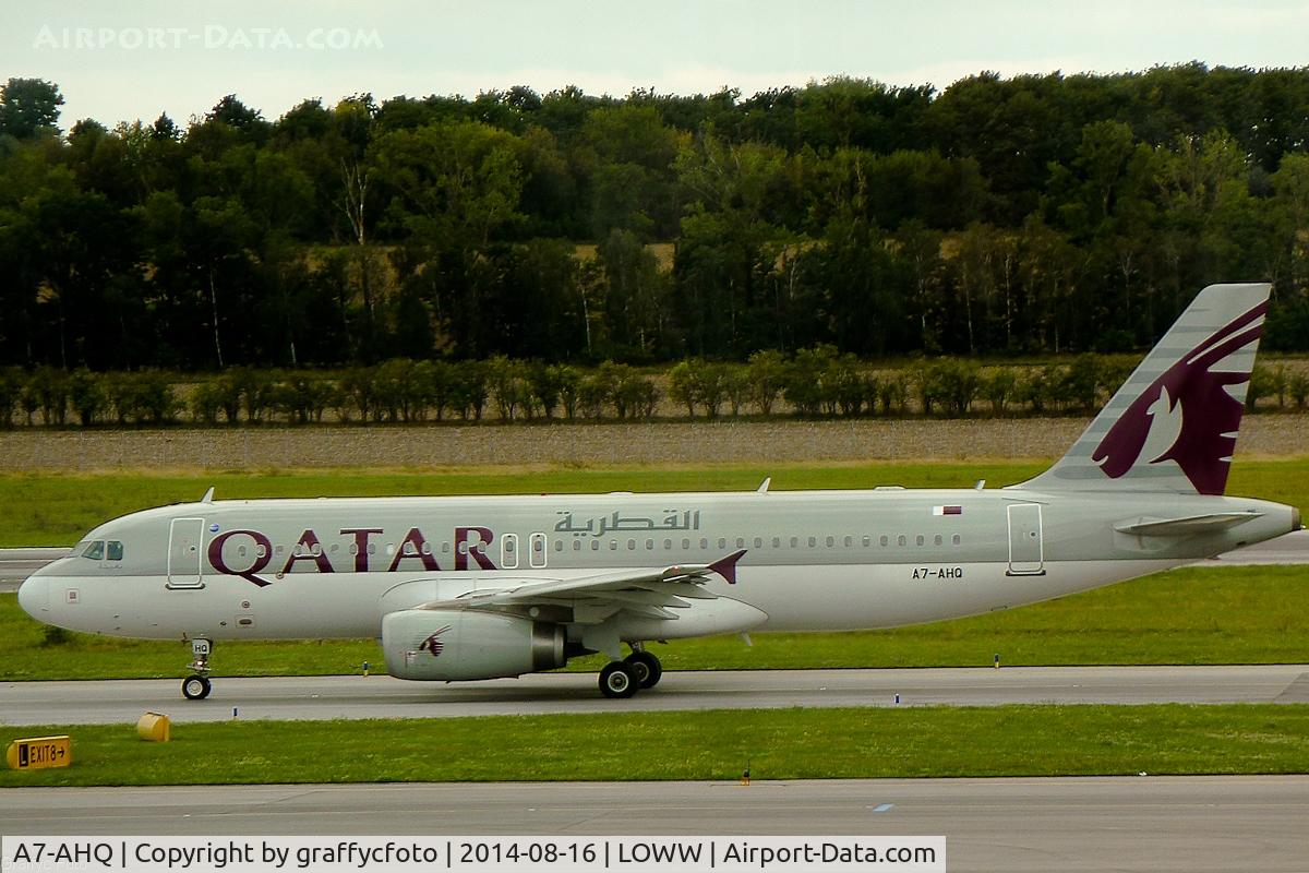 A7-AHQ, 2011 Airbus A320-232 C/N 4930, LOWW from terminal