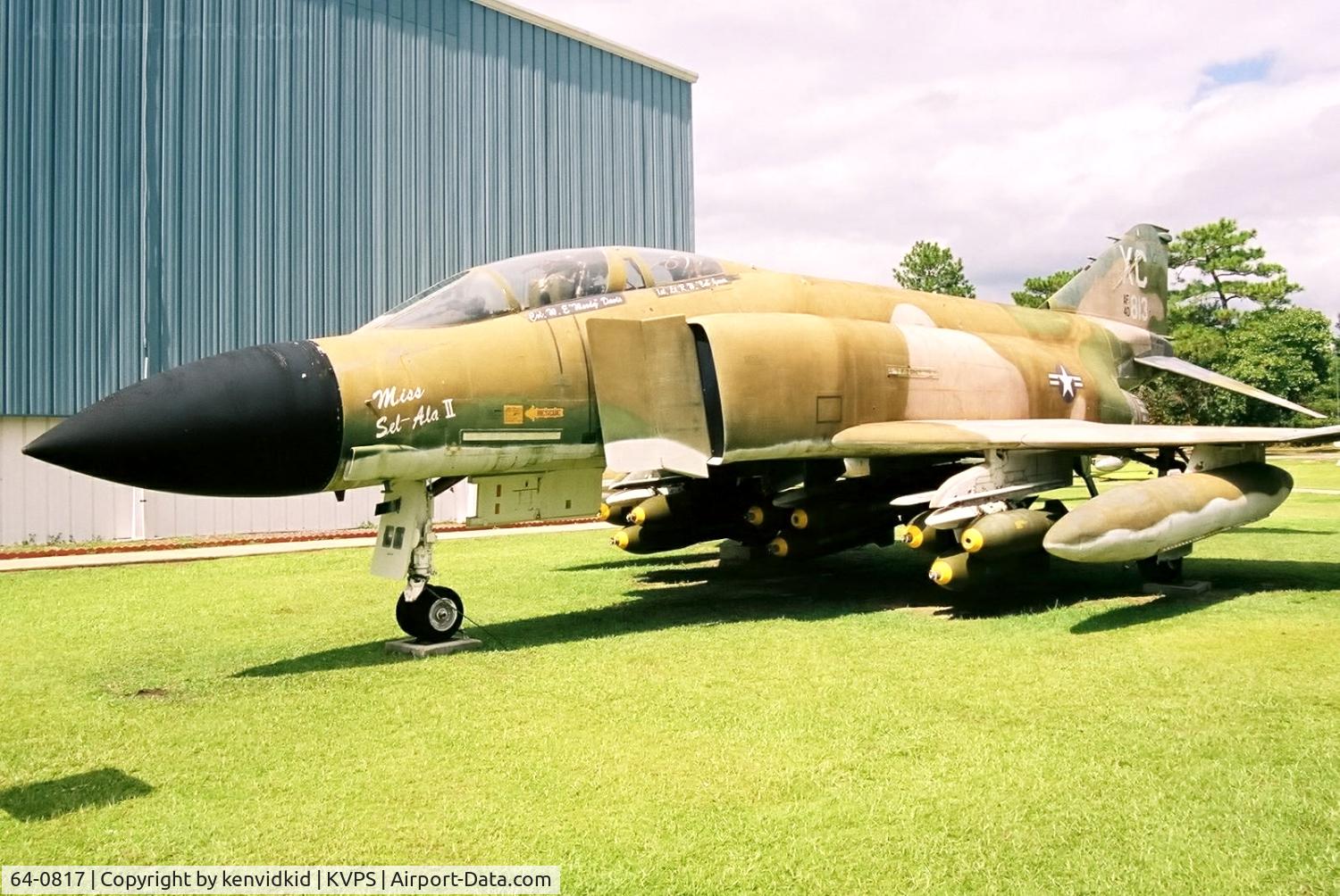 64-0817, 1964 McDonnell F-4C-23-MC Phantom II C/N 1147, At the Eglin Memorial Air Park.