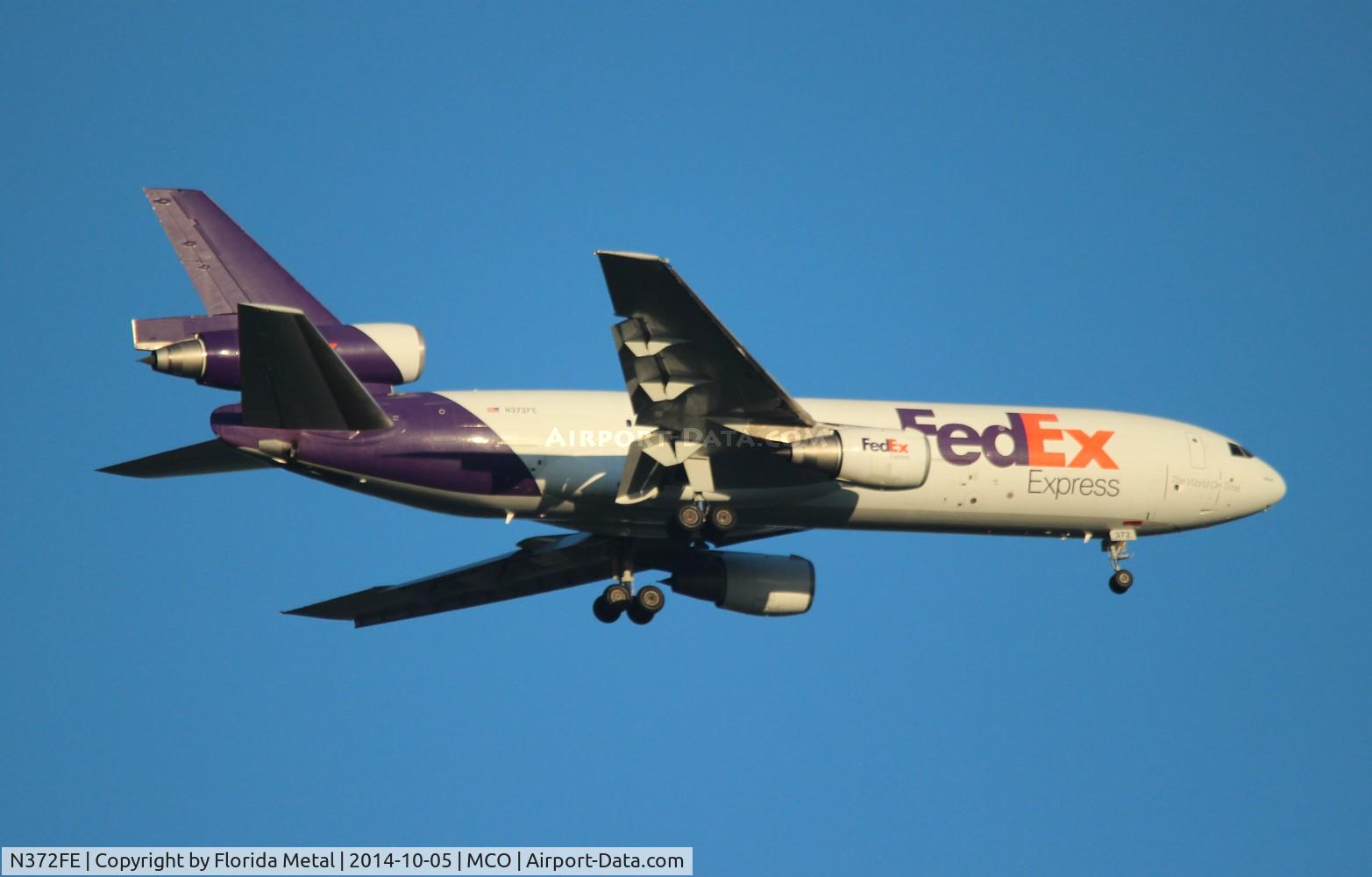 N372FE, 1972 McDonnell Douglas MD-10-10F C/N 46610, Fed Ex
